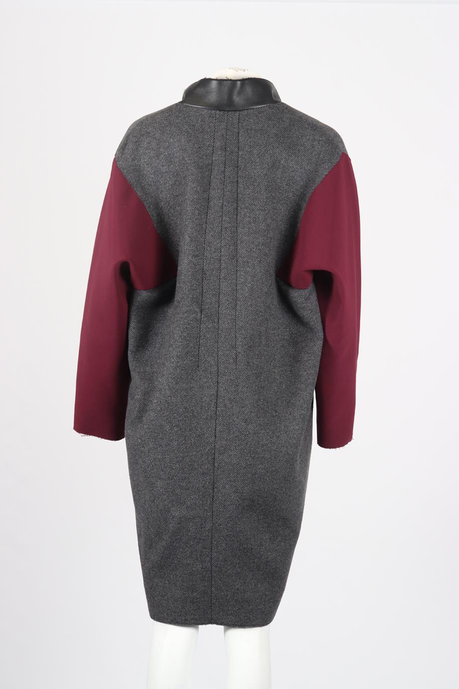 CEDRIC CHARLIER WOOL BLEND COAT IT 42 UK 10 - Image 4