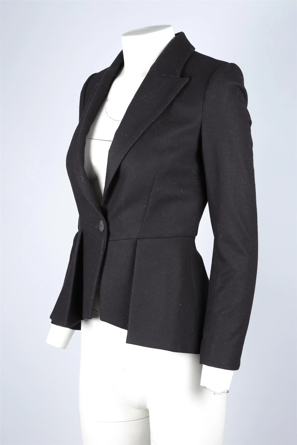 CEFINN BLACK WOOL BLAZER UK 6 - Image 3