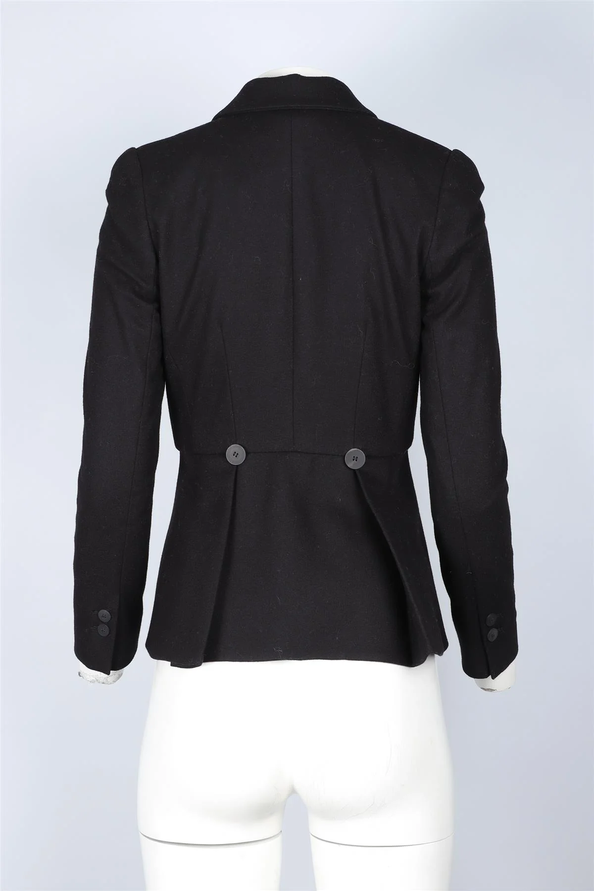CEFINN BLACK WOOL BLAZER UK 6 - Image 4