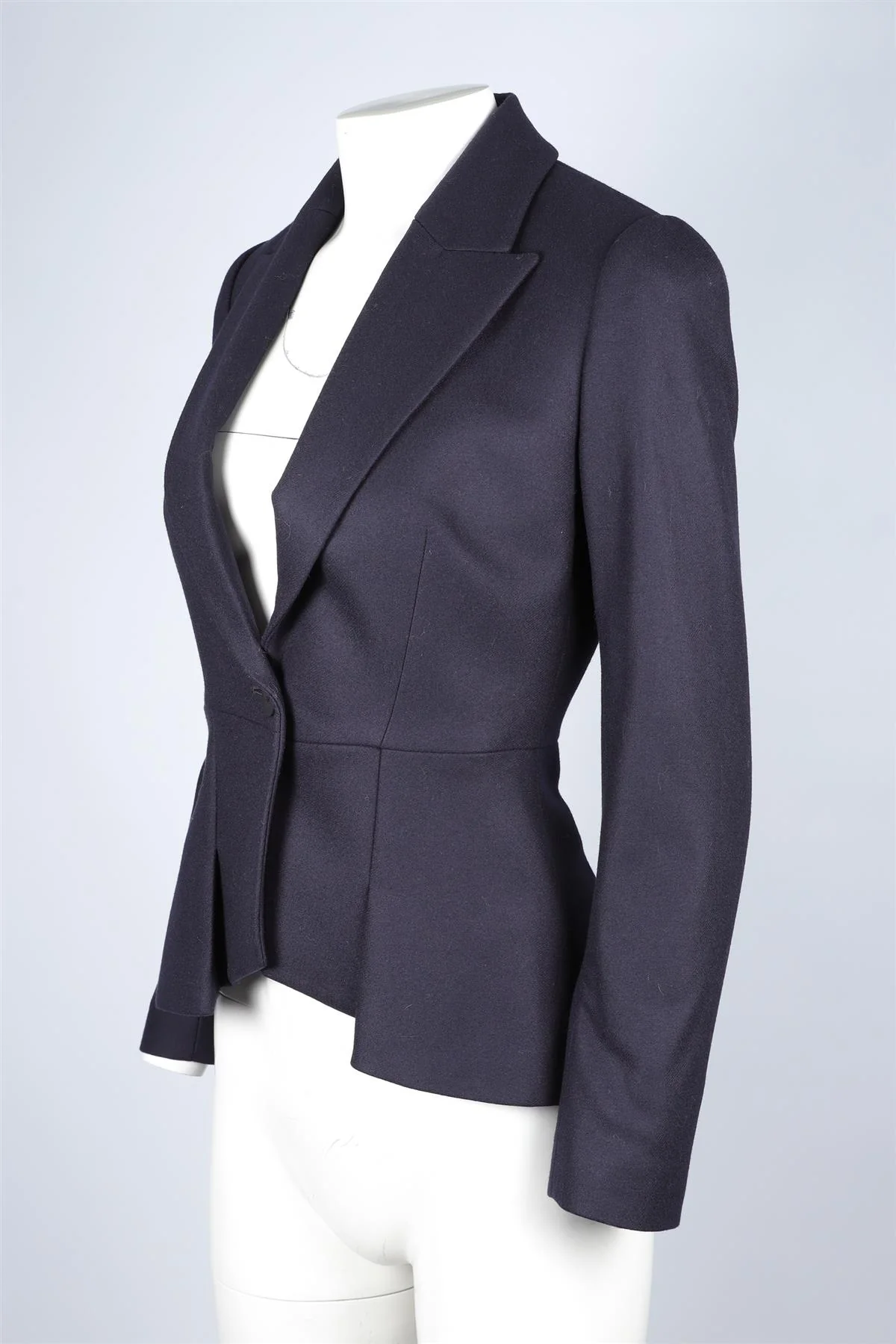 CEFINN NAVY WOOL BLAZER UK 6 - Image 3