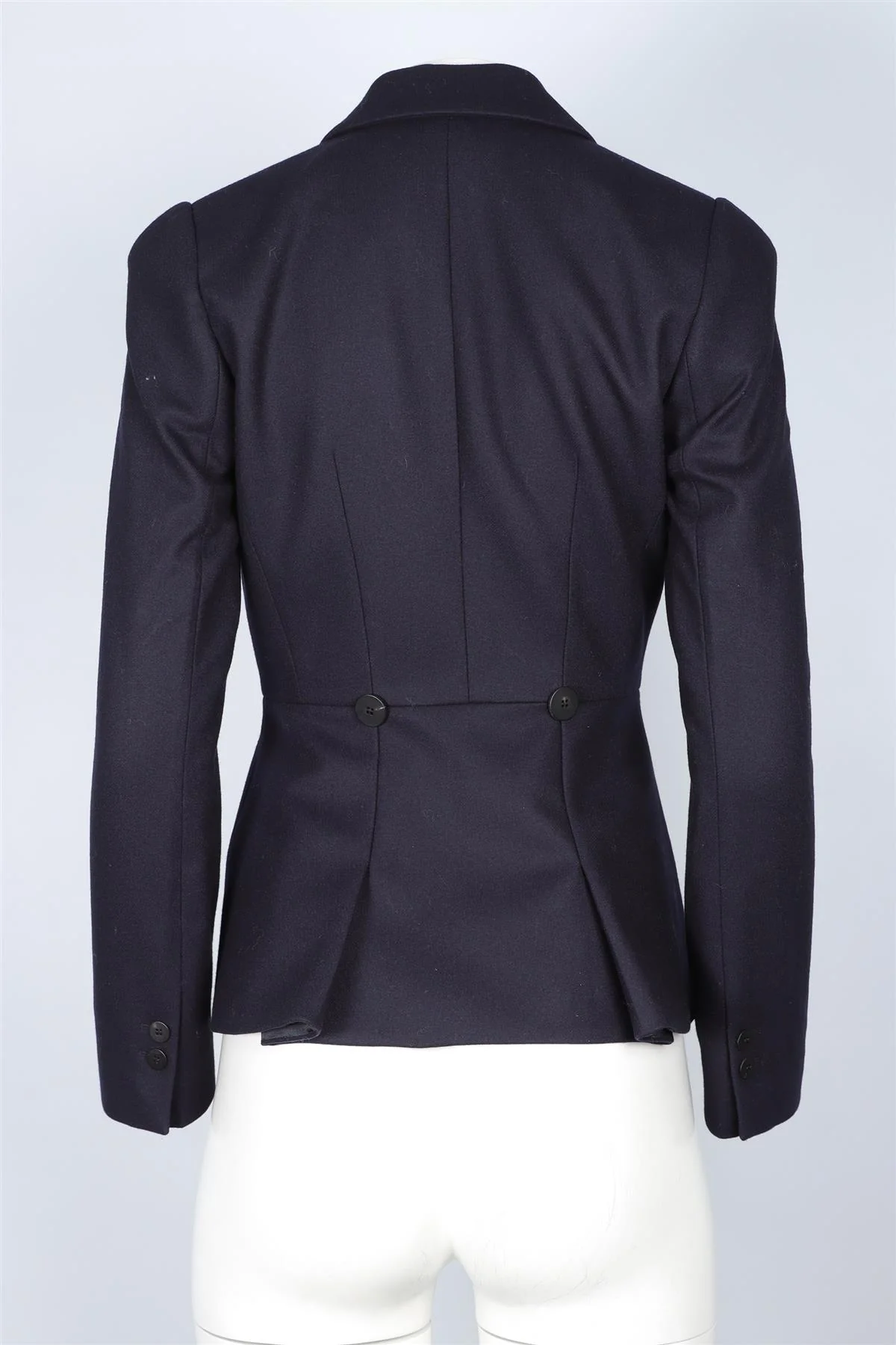CEFINN NAVY WOOL BLAZER UK 6 - Image 4
