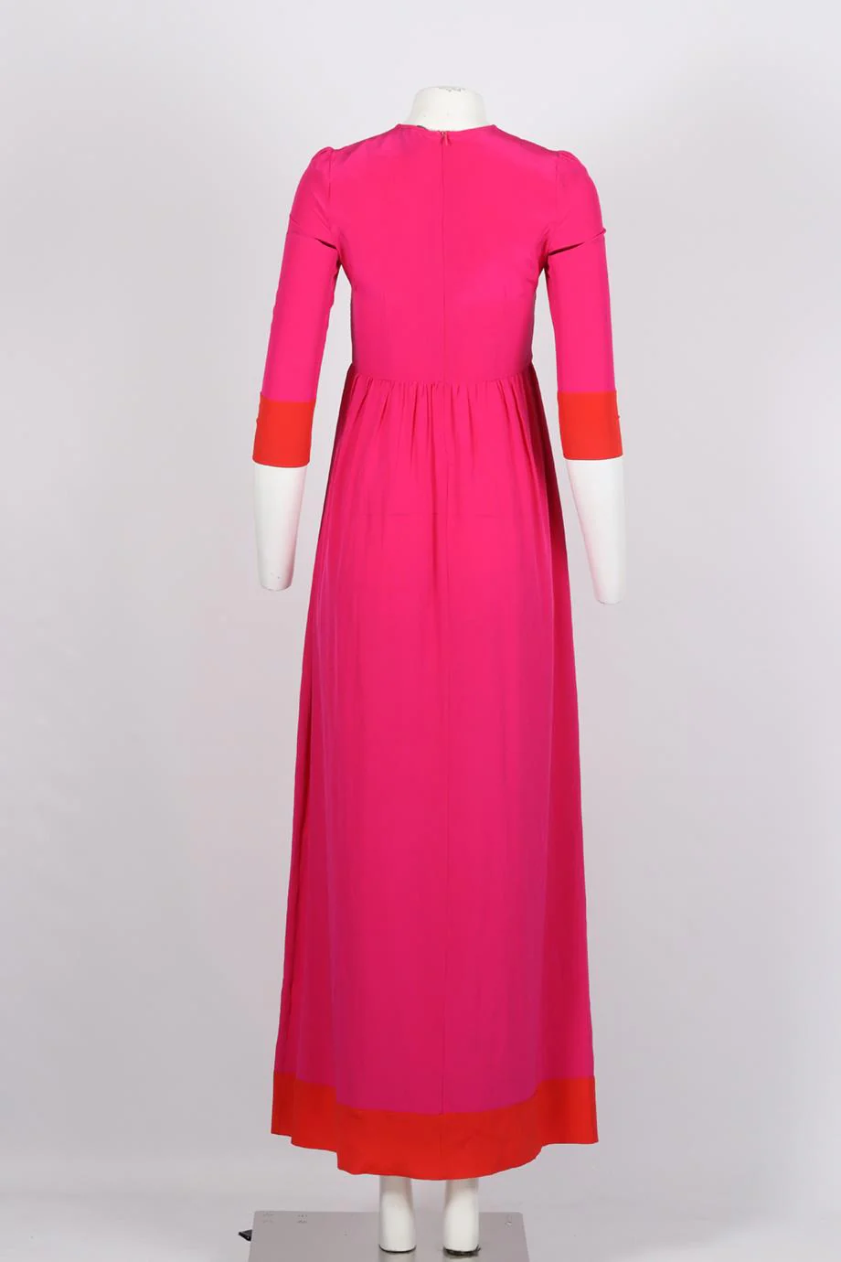 CELESTE PISENTI SILK MAXI DRESS IT 40 UK 8 - Image 4
