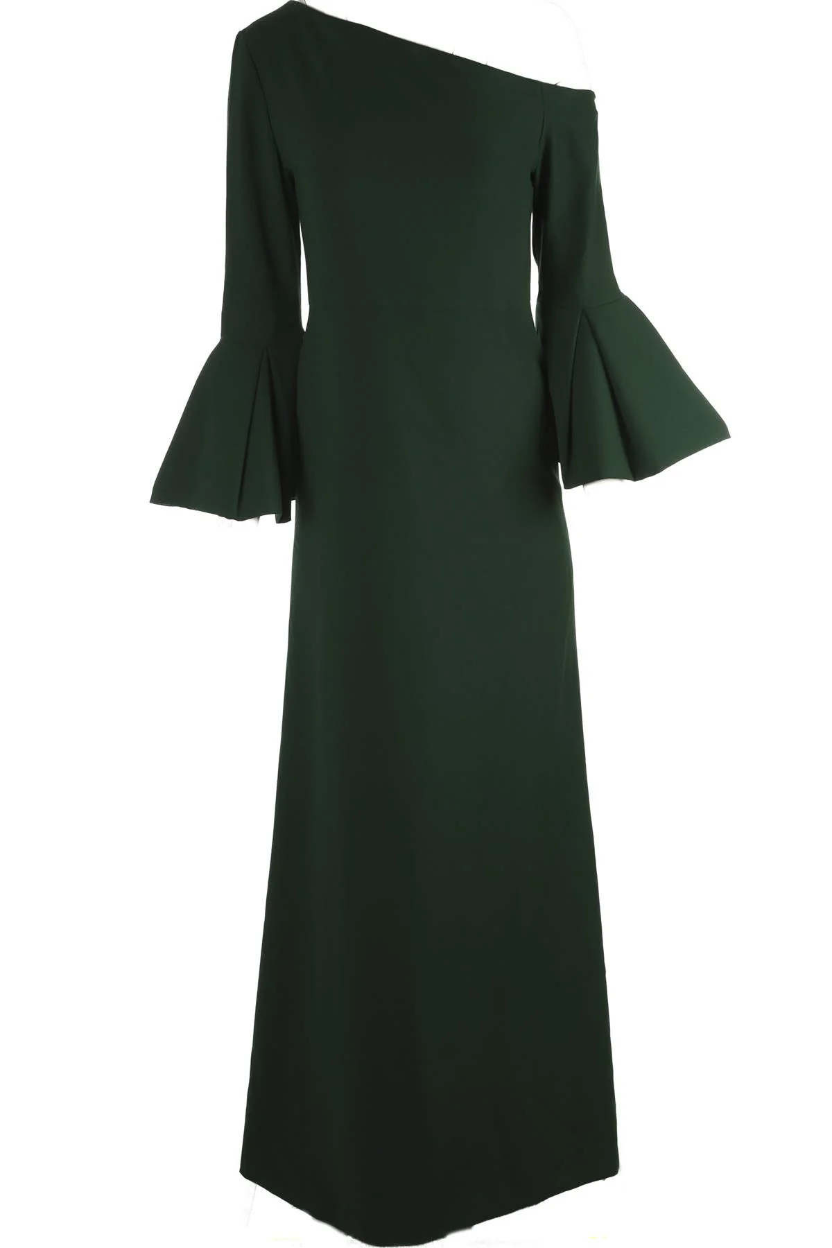 CELIA KRITHARIOTI ASYMMETRIC WOVEN MAXI DRESS UK 10