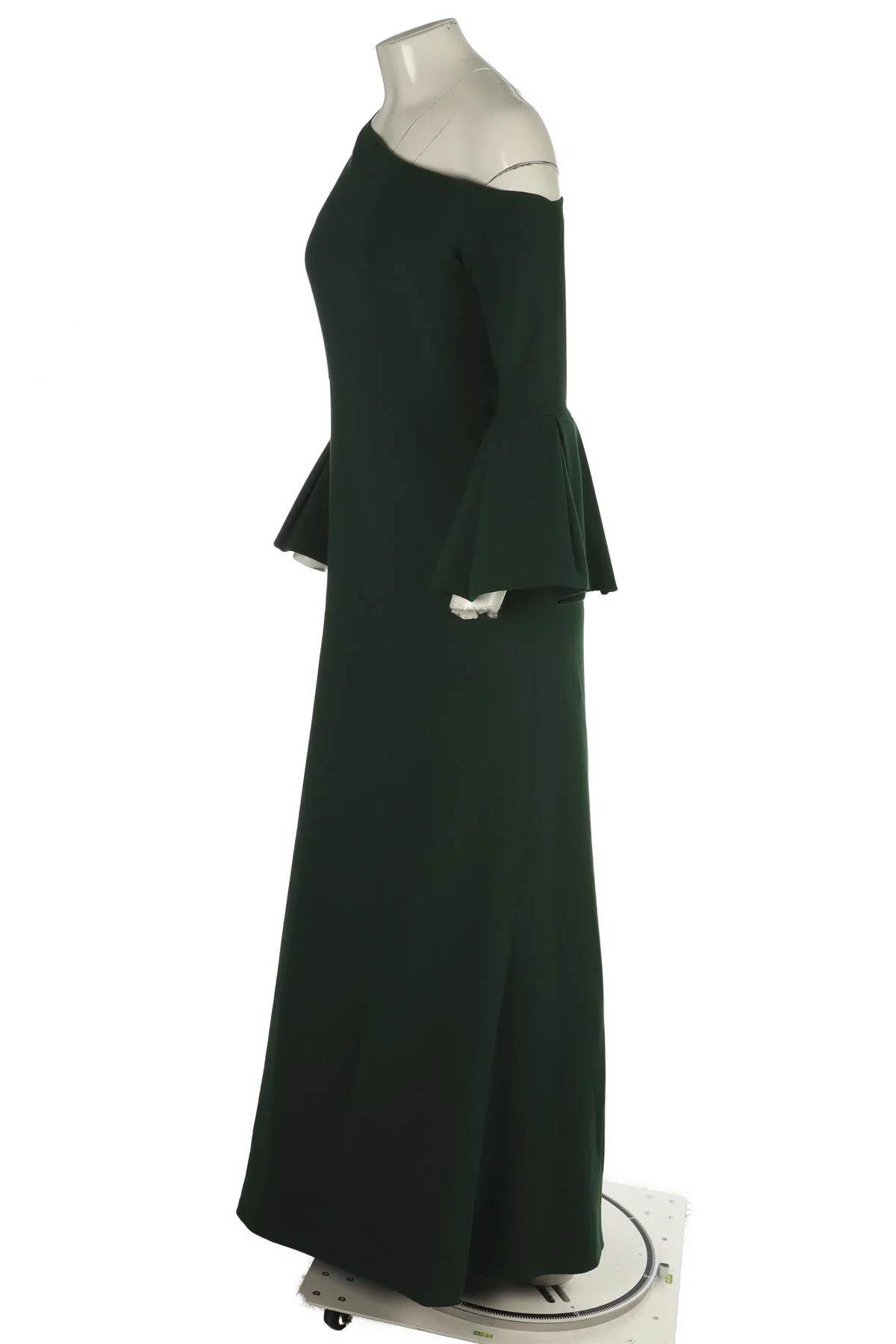 CELIA KRITHARIOTI GREEN MAXI DRESS UK 8 - Image 3