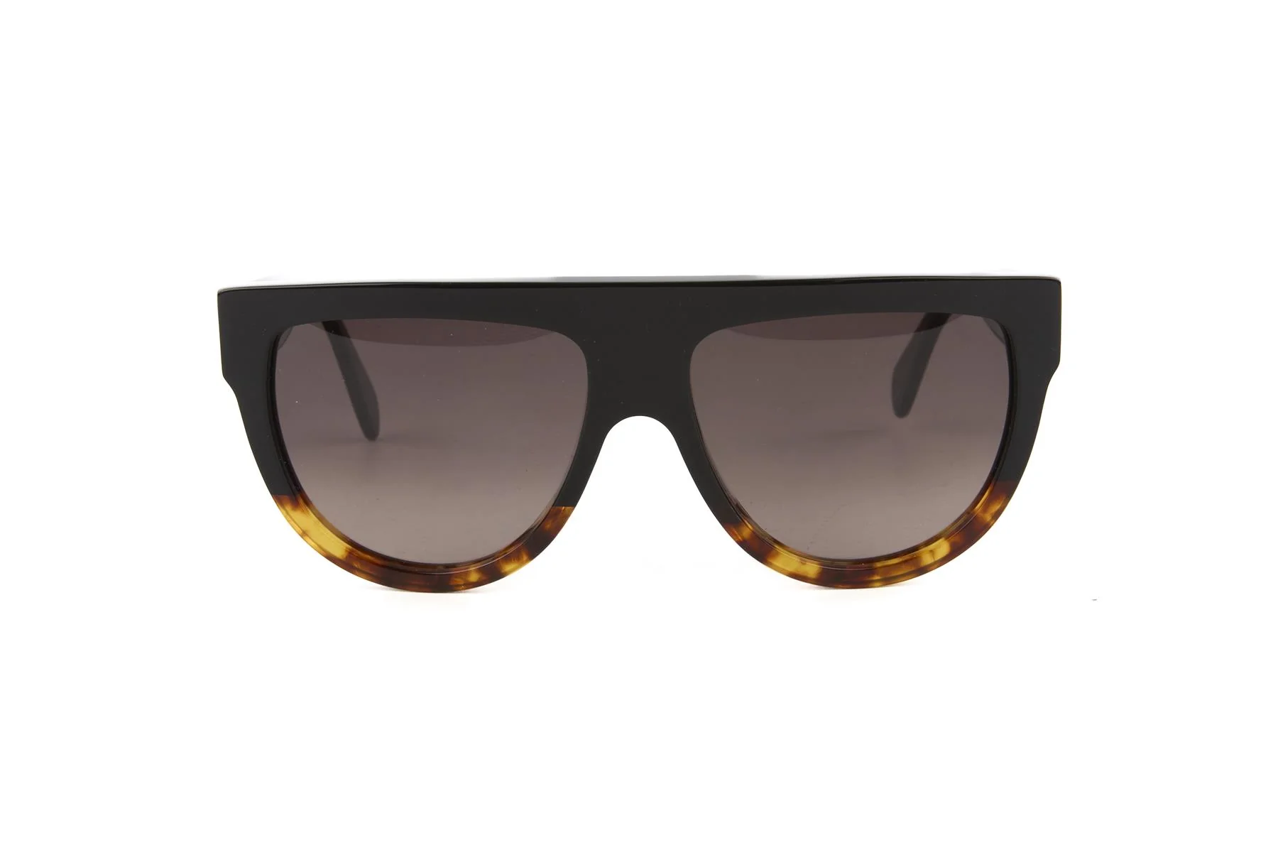 CELINE BLACK D FRAME ACETATE SUNGLASSES - Image 2