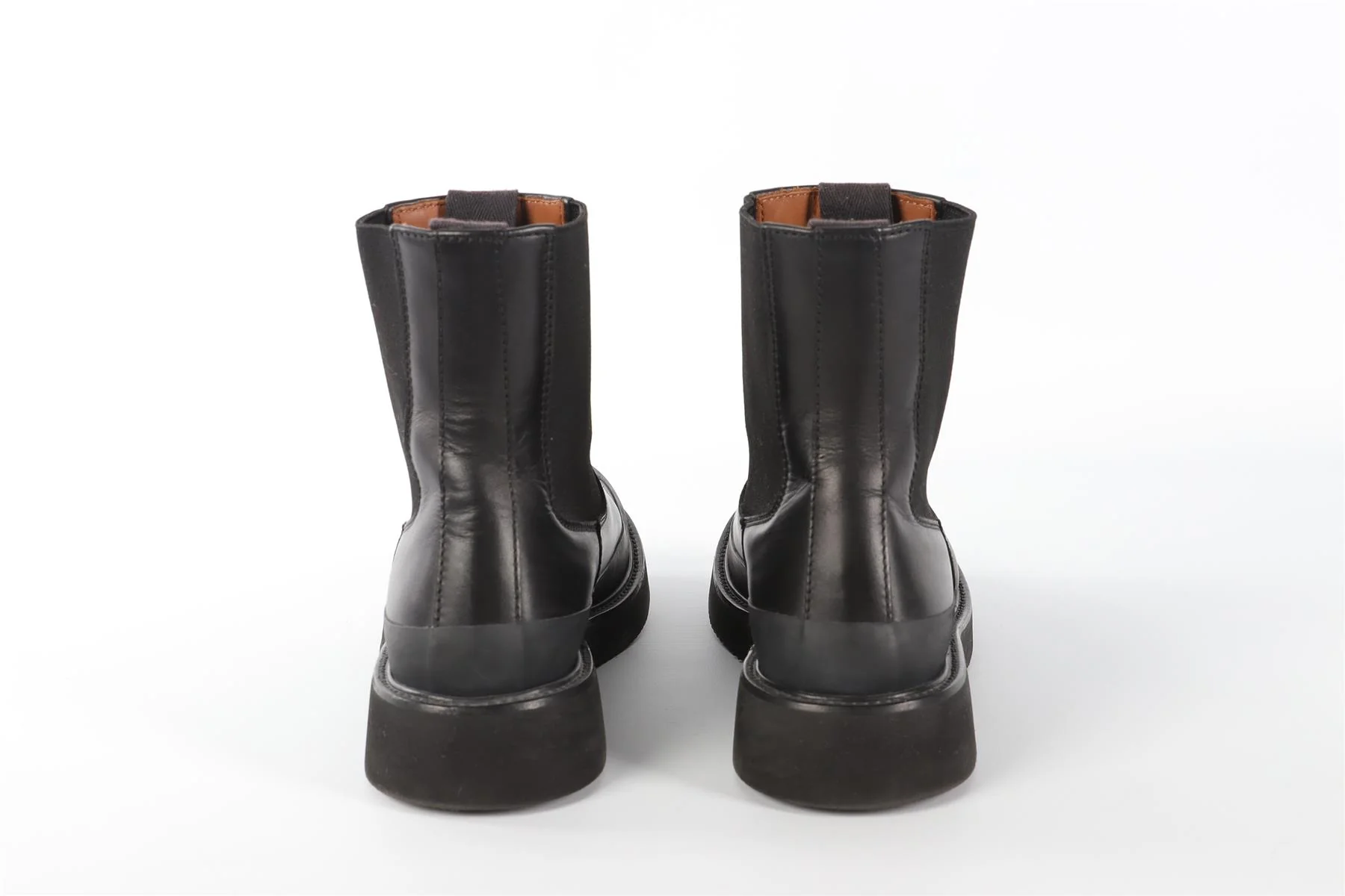 CELINE BLACK LEATHER ANKLE BOOTS EU 38.5 UK 5.5 US 8.5 - Image 5