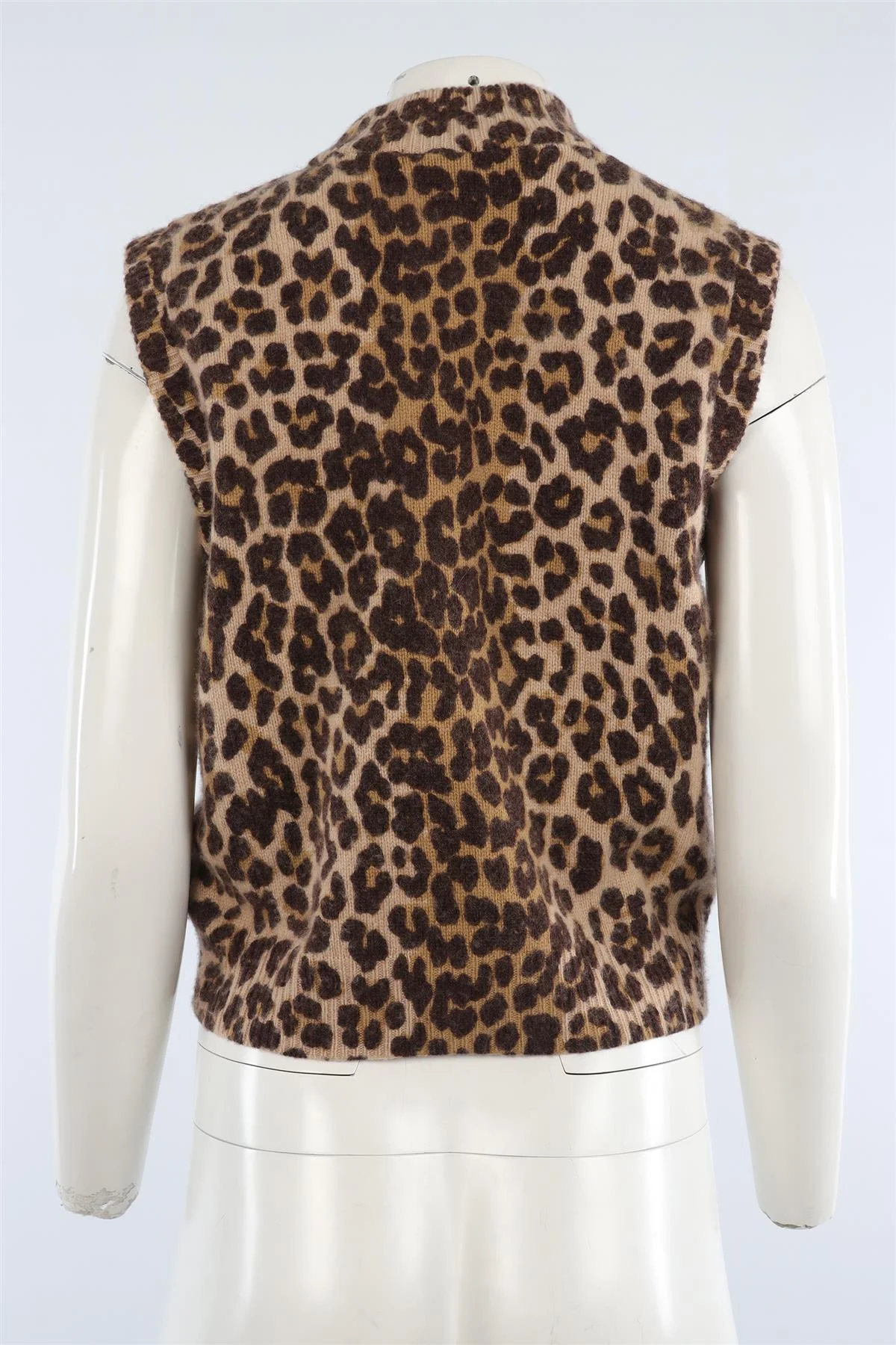 CELINE BROWN CASHMERE TOP MEDIUM - Image 4
