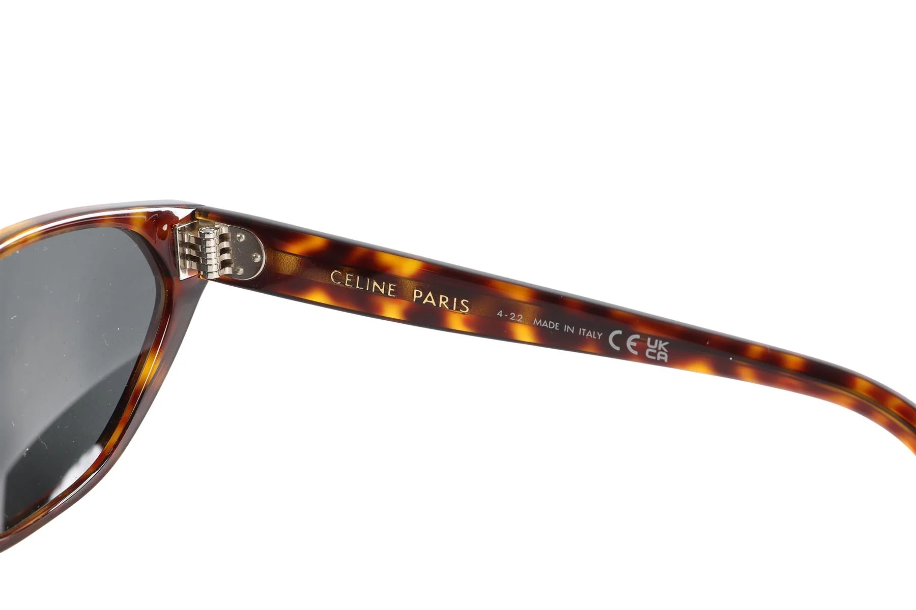 CELINE BROWN CAT EYE ACETATE SUNGLASSES - Image 6
