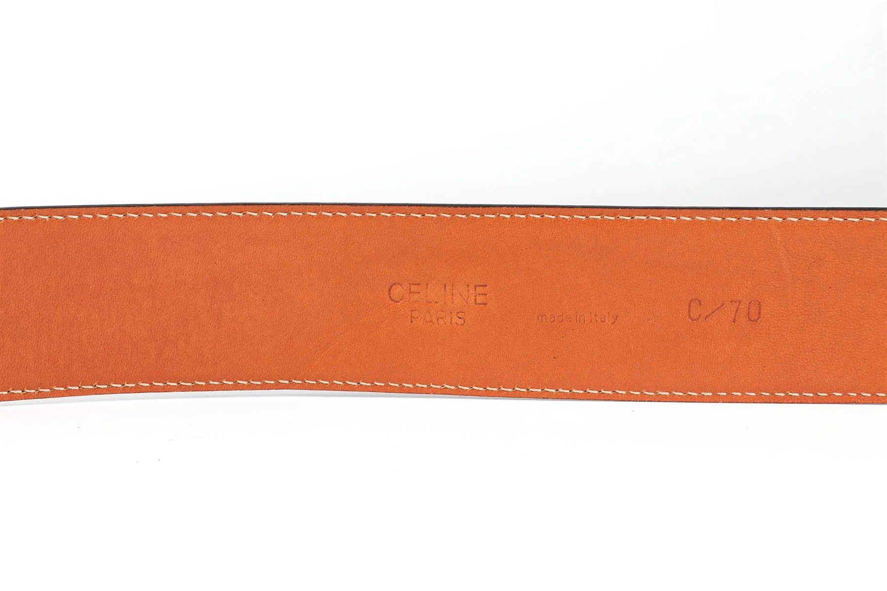 CELINE BROWN LEATHER BELT - Image 6