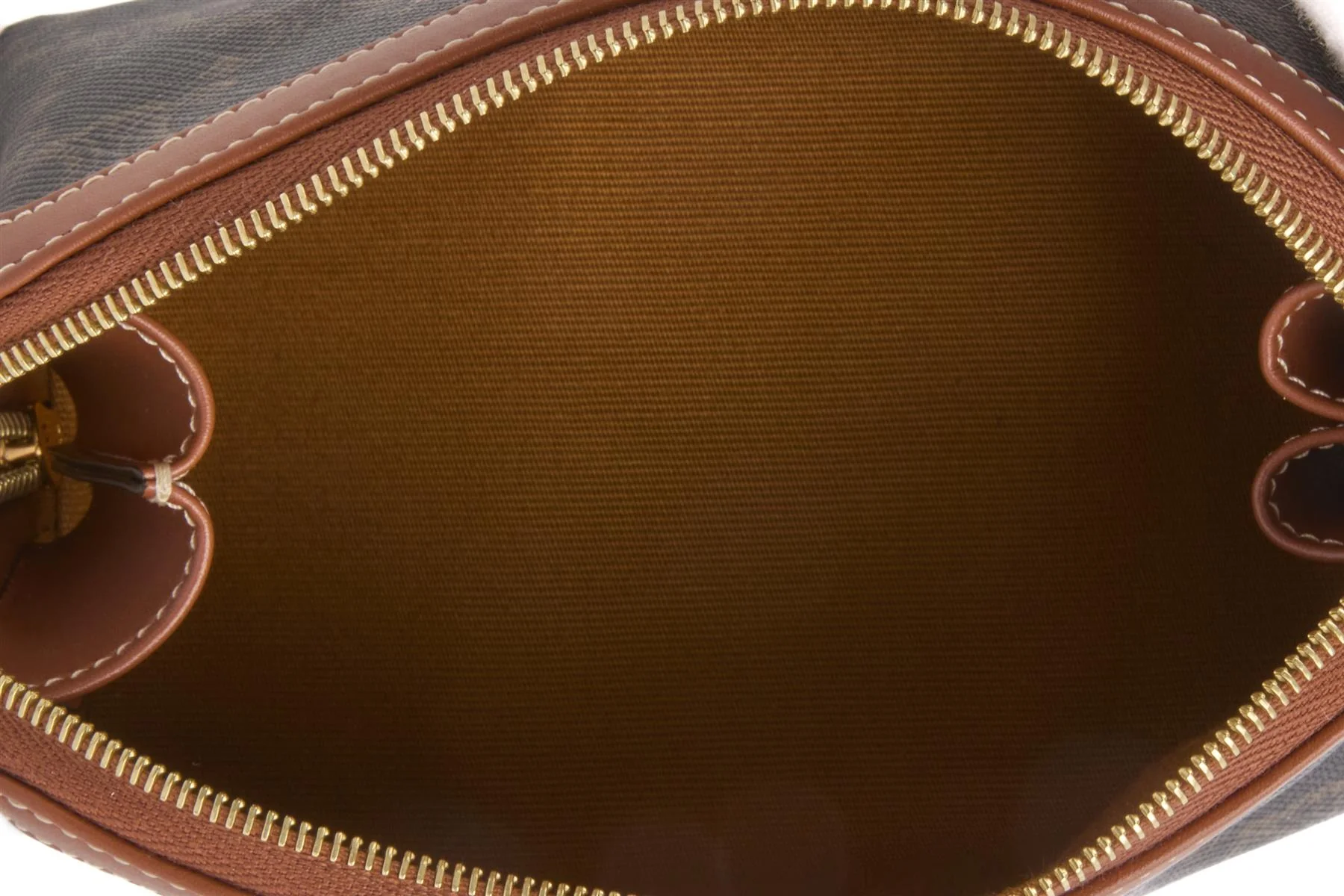 CELINE BROWN SMALL TRIOMPHE CANVAS POUCH - Image 9