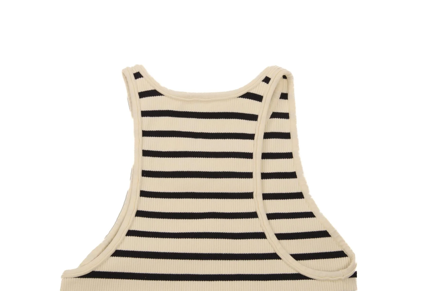 CELINE CREAM KNIT CROP TOP SMALL - Image 5