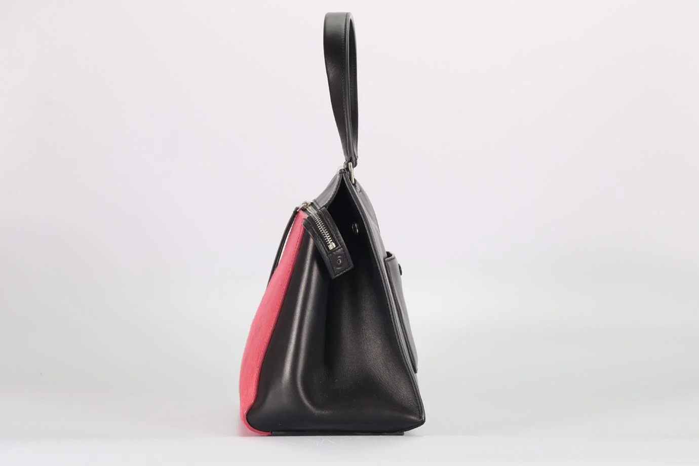 CELINE EDGE LARGE CALF HAIR AND LEATHER SHOULDER BAG - Image 5