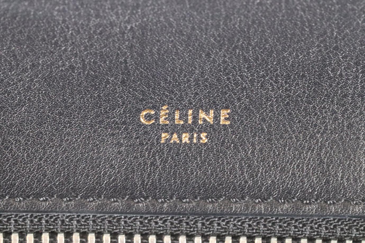 CELINE EDGE LARGE CALF HAIR AND LEATHER SHOULDER BAG - Image 8