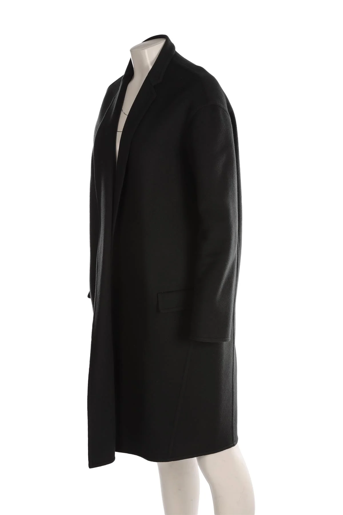CELINE GREEN CASHMERE COAT FR 40 UK 12 - Image 3