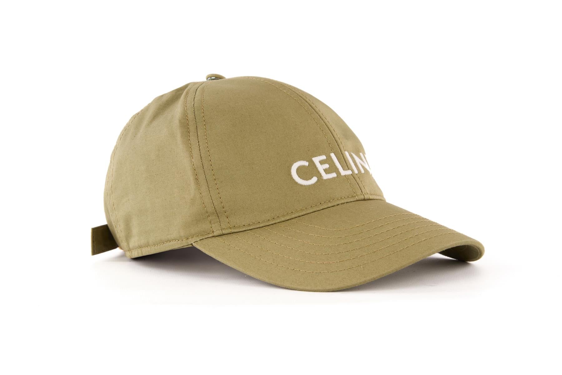 CELINE GREEN COTTON BASEBALL CAP SMALL - Image 2