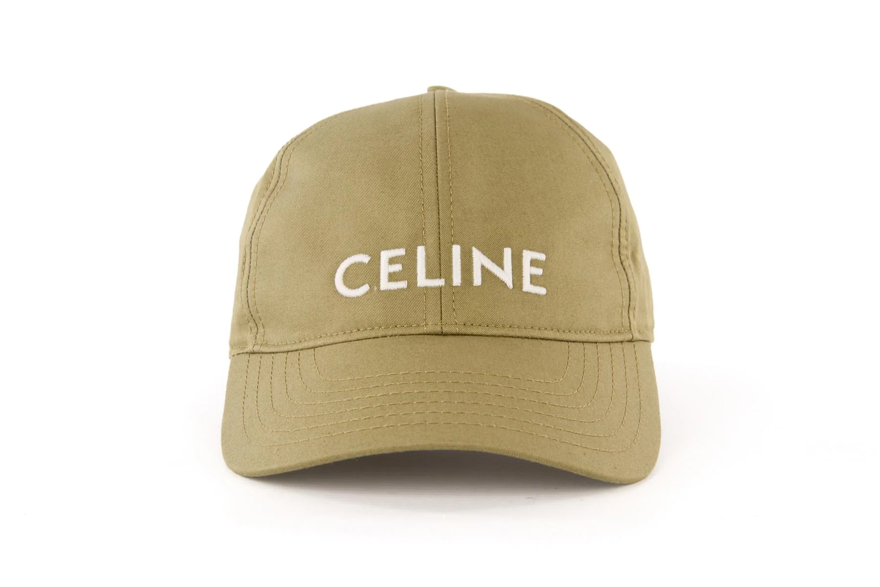 CELINE GREEN COTTON BASEBALL CAP SMALL - Image 3