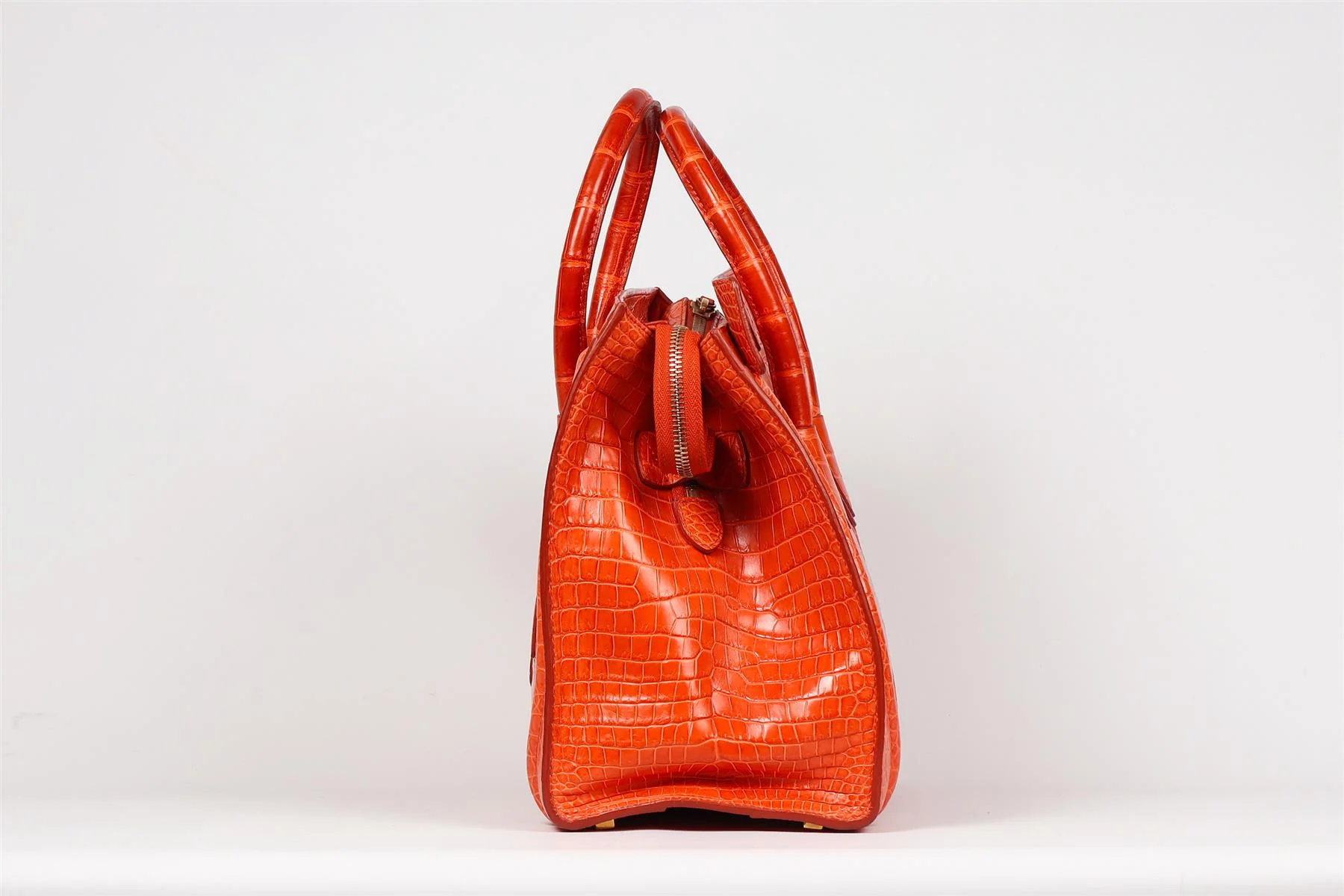 CELINE LUGGAGE MINI POROSUS CROCODILE TOTE BAG - Image 5