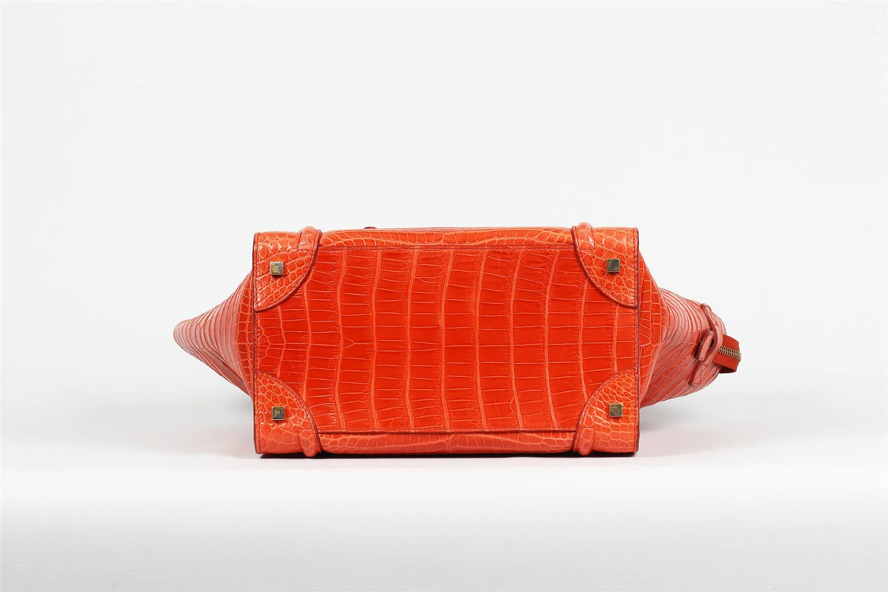 CELINE LUGGAGE MINI POROSUS CROCODILE TOTE BAG - Image 7