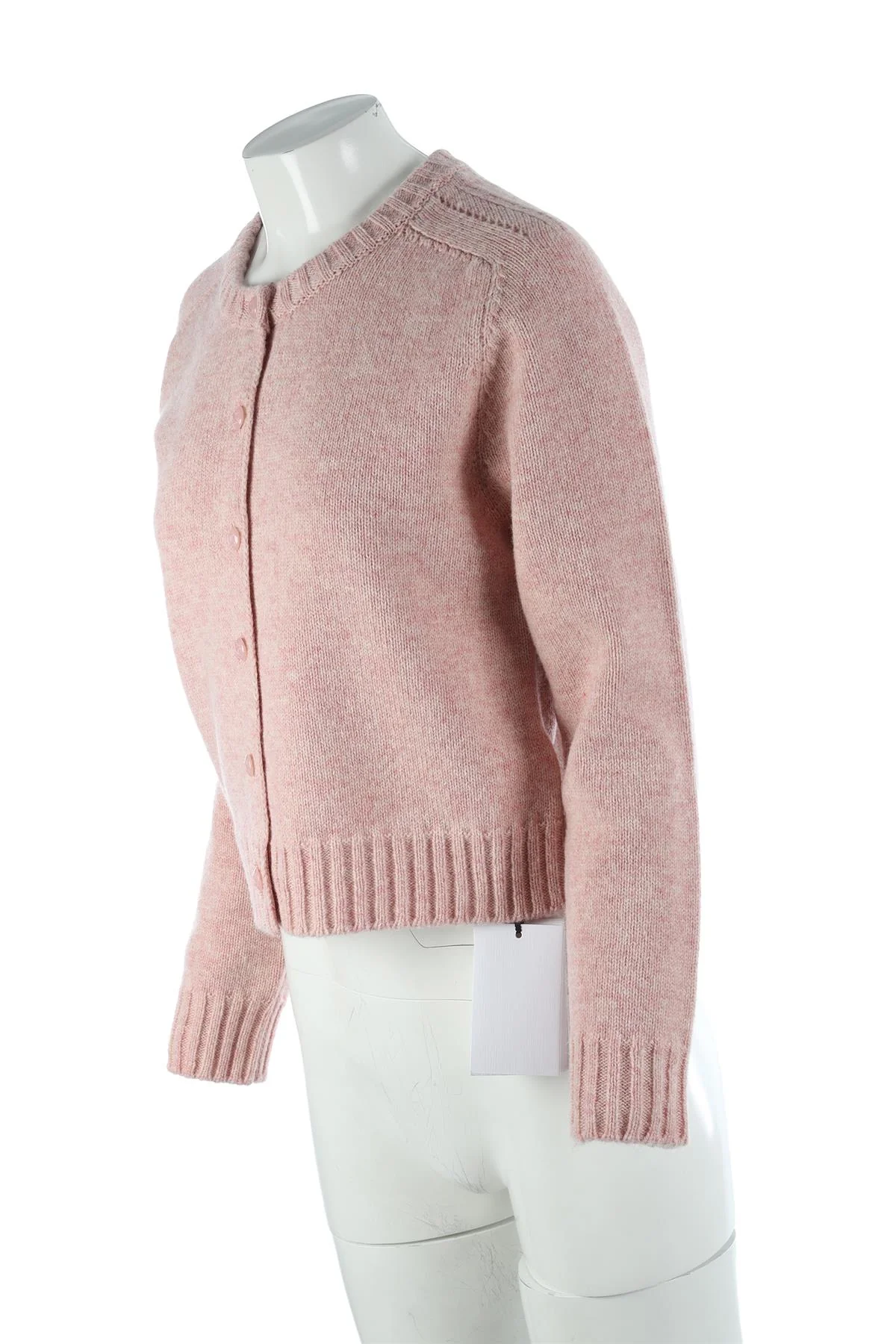 CELINE PINK TRIOMPH WOOL CARDIGAN LARGE - Image 3