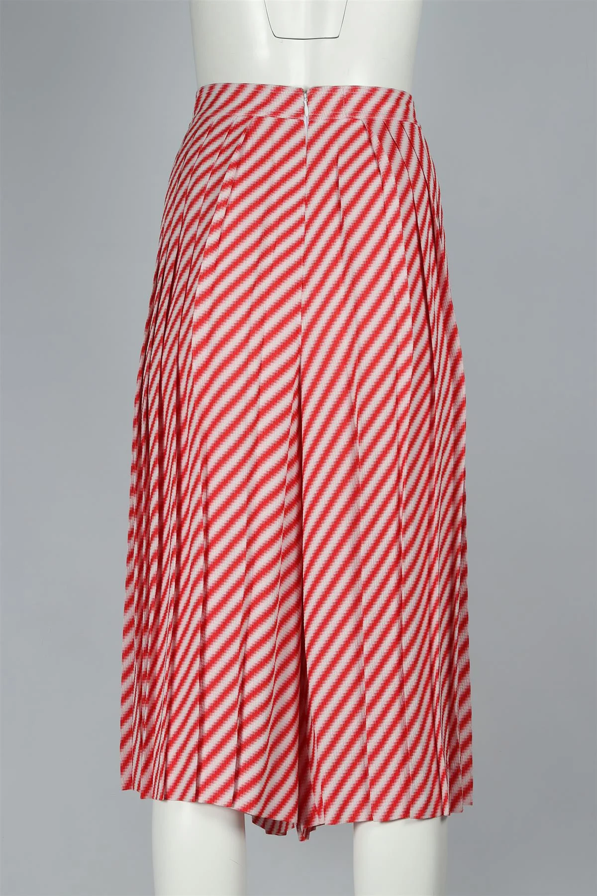 CELINE RED WOVEN CULOTTES FR 38 UK 10 - Image 4