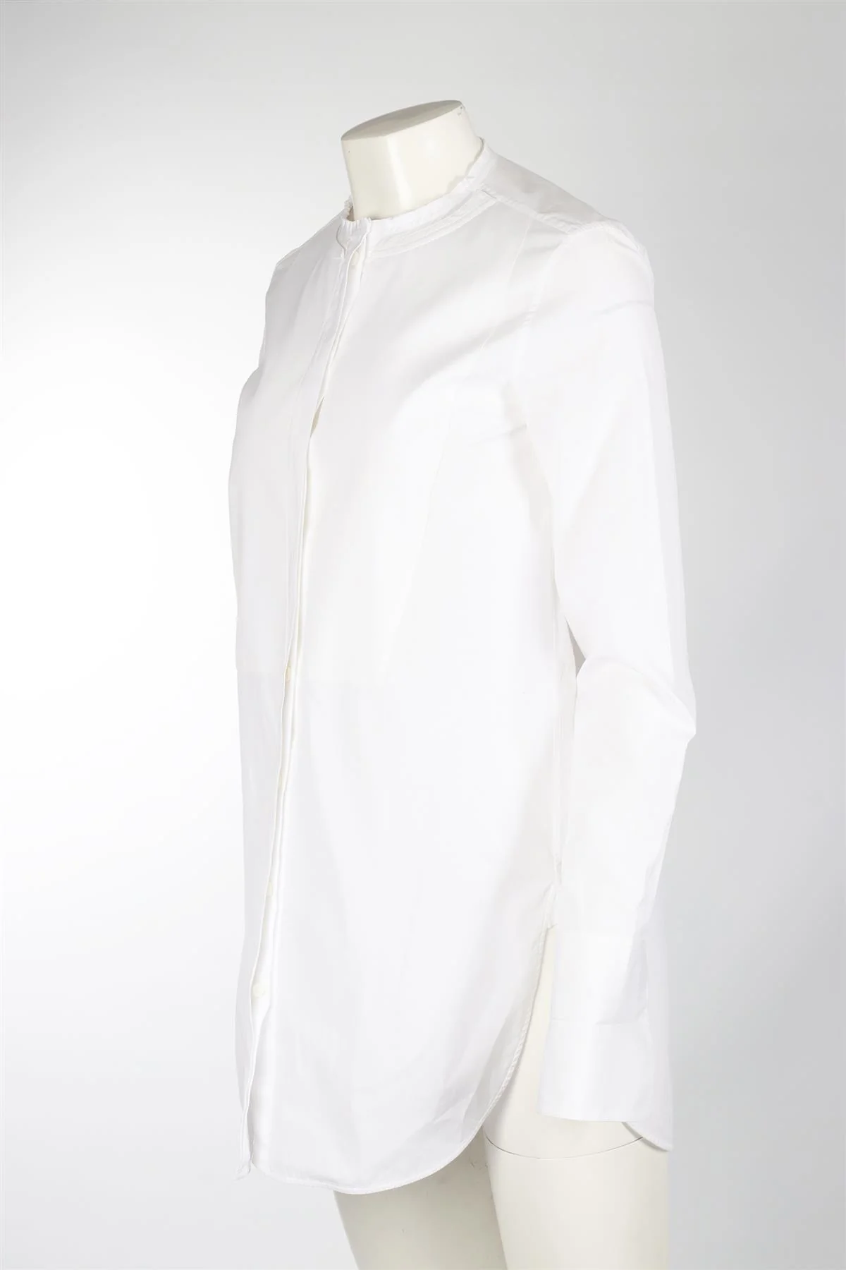 CELINE WHITE COTTON SHIRT FR 38 UK 10 - Image 3