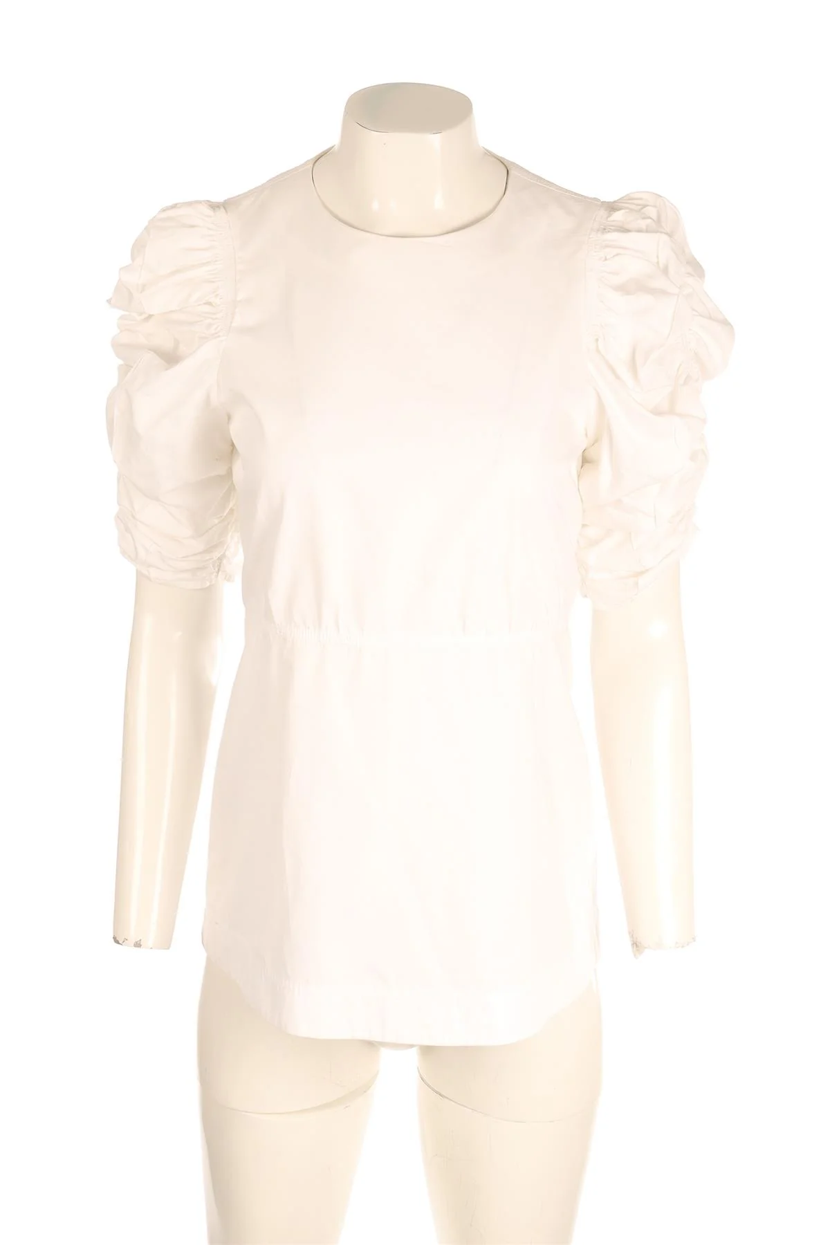 CELINE WHITE COTTON TOP FR 38 UK 10 - Image 2