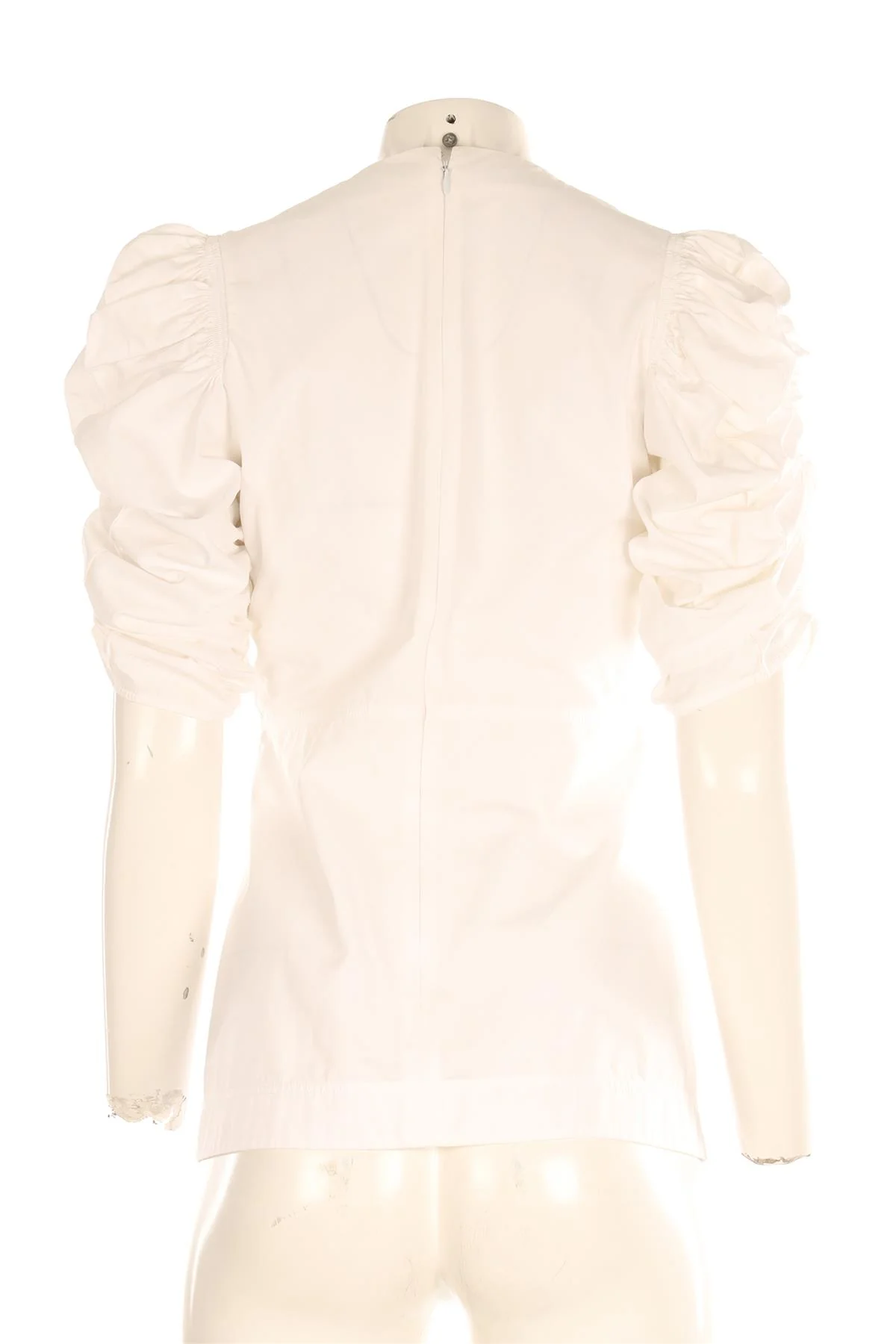 CELINE WHITE COTTON TOP FR 38 UK 10 - Image 4