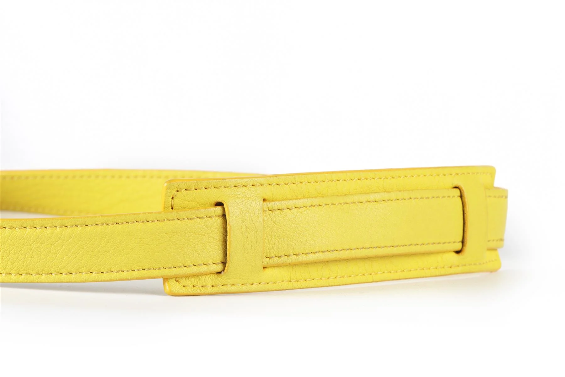 CELINE YELLOW TRAPEZE SMALL LEATHER TOTE BAG - Image 11