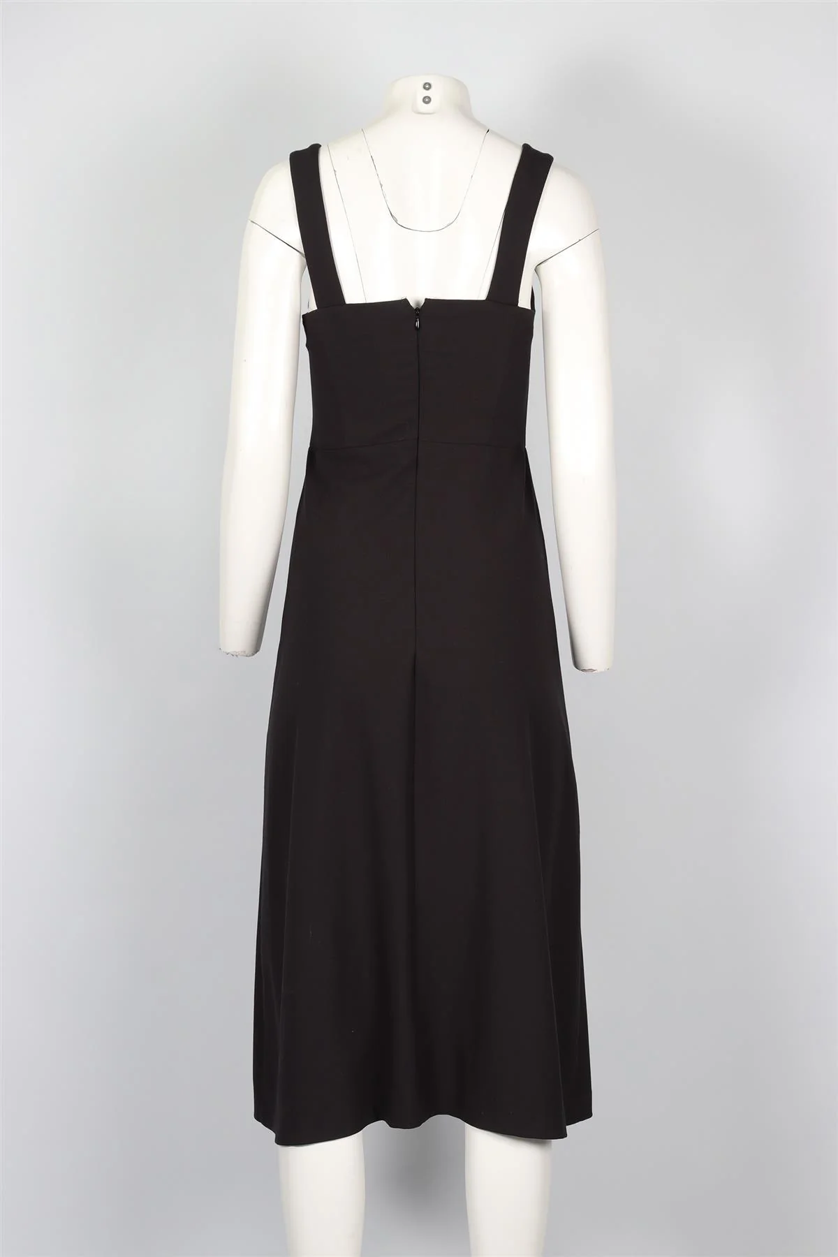 CHALAYAN BLACK WOVEN MIDI DRESS IT 42 UK 10 - Image 4
