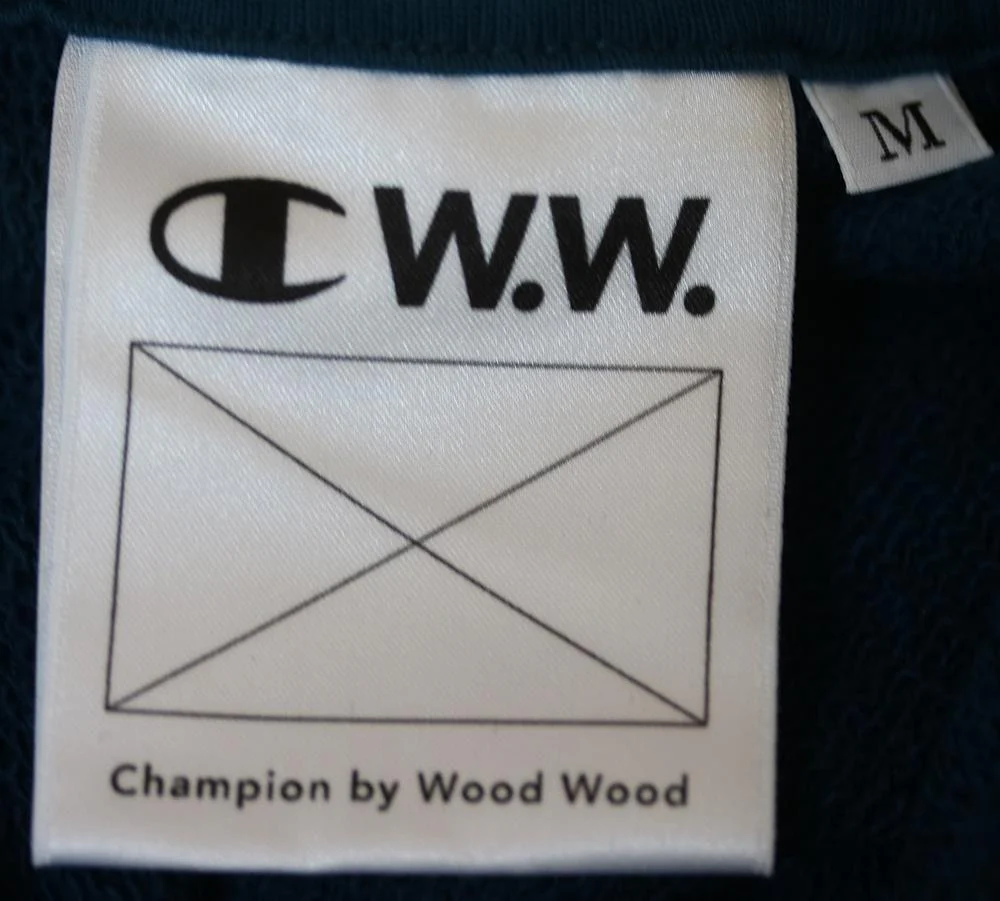 CHAMPION X WOOD WOOD JUDD COTTON HOODED SWEATSHIRT MEDIUM - Image 5
