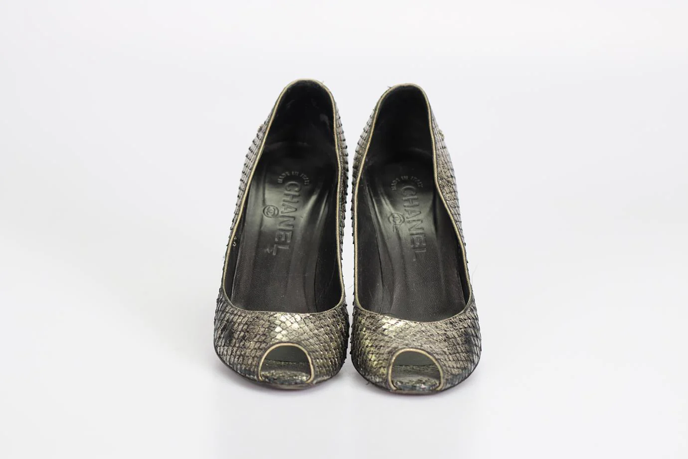 CHANEL 2008 PYTHON PUMPS EU 36 UK 3 US 6 - Image 3