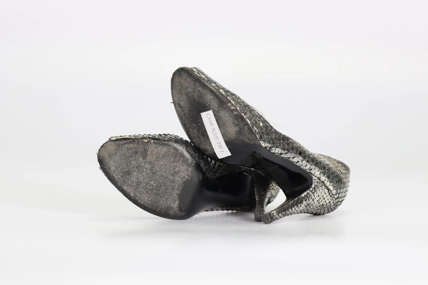 CHANEL 2008 PYTHON PUMPS EU 36 UK 3 US 6 - Image 5