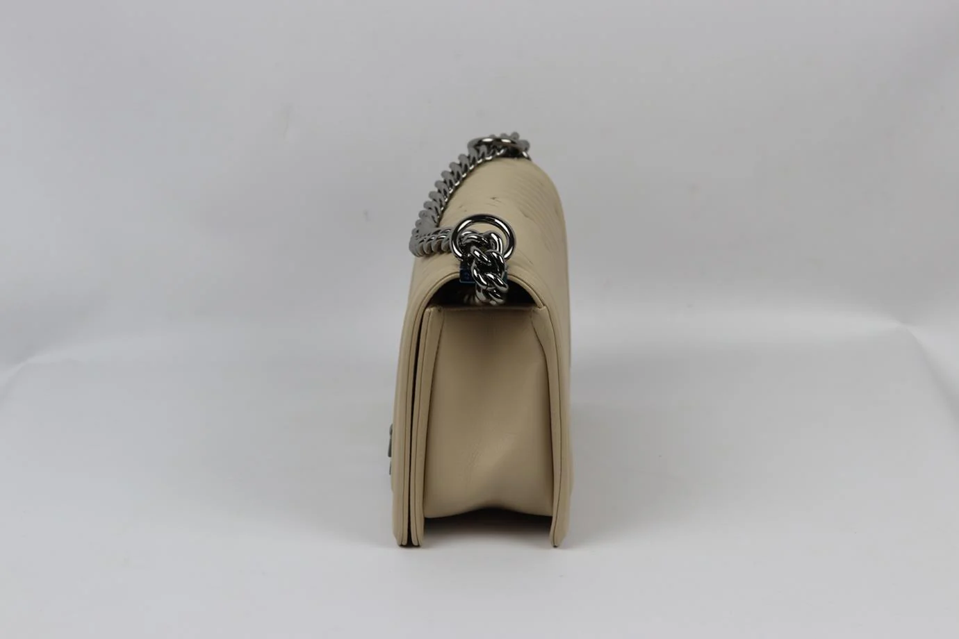 CHANEL 2014 BOY MEDIUM EMBELLISHED CHEVRON LEATHER SHOULDER BAG - Image 5
