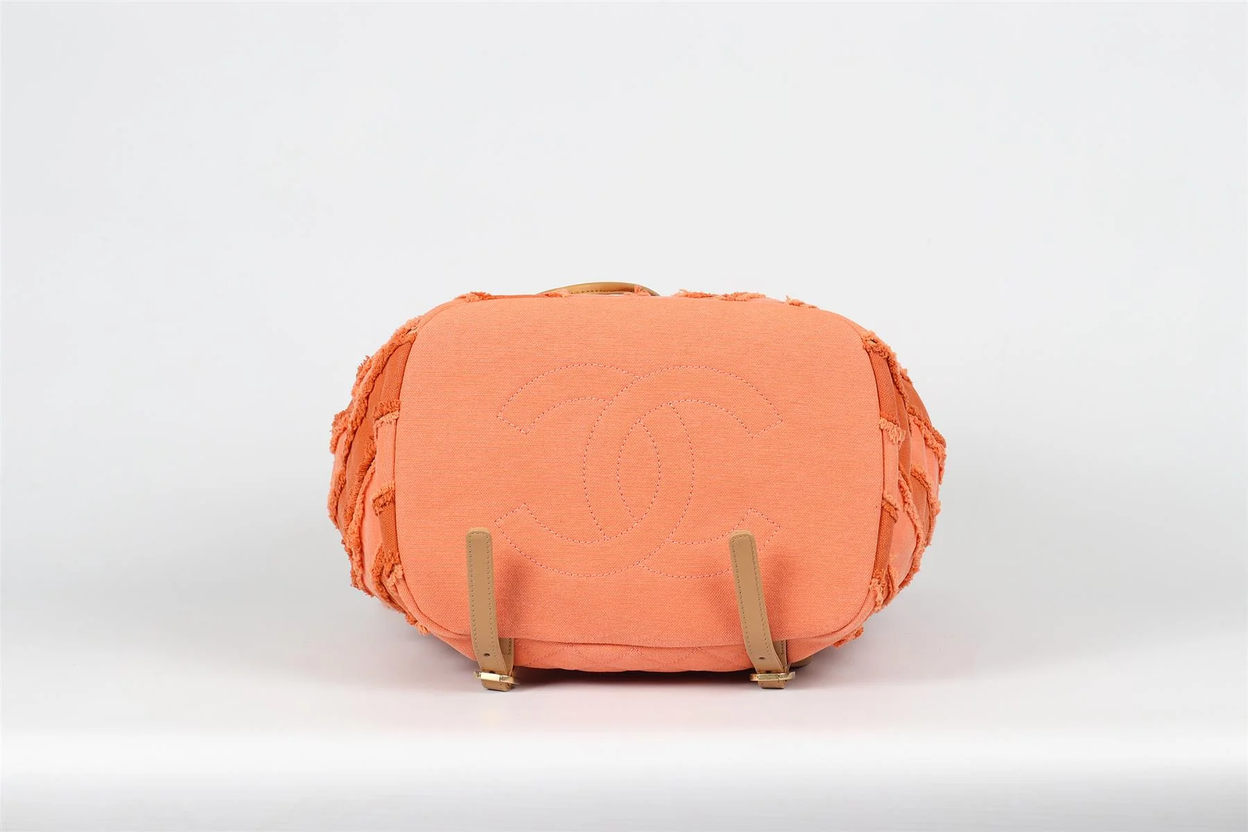 CHANEL 2017 CHEVRON CANVAS BACKPACK - Image 5