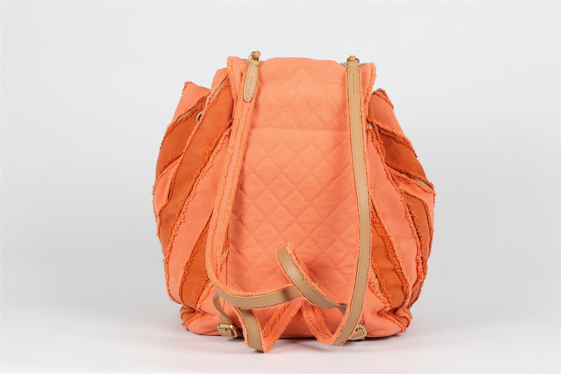 CHANEL 2017 CHEVRON CANVAS BACKPACK - Image 9
