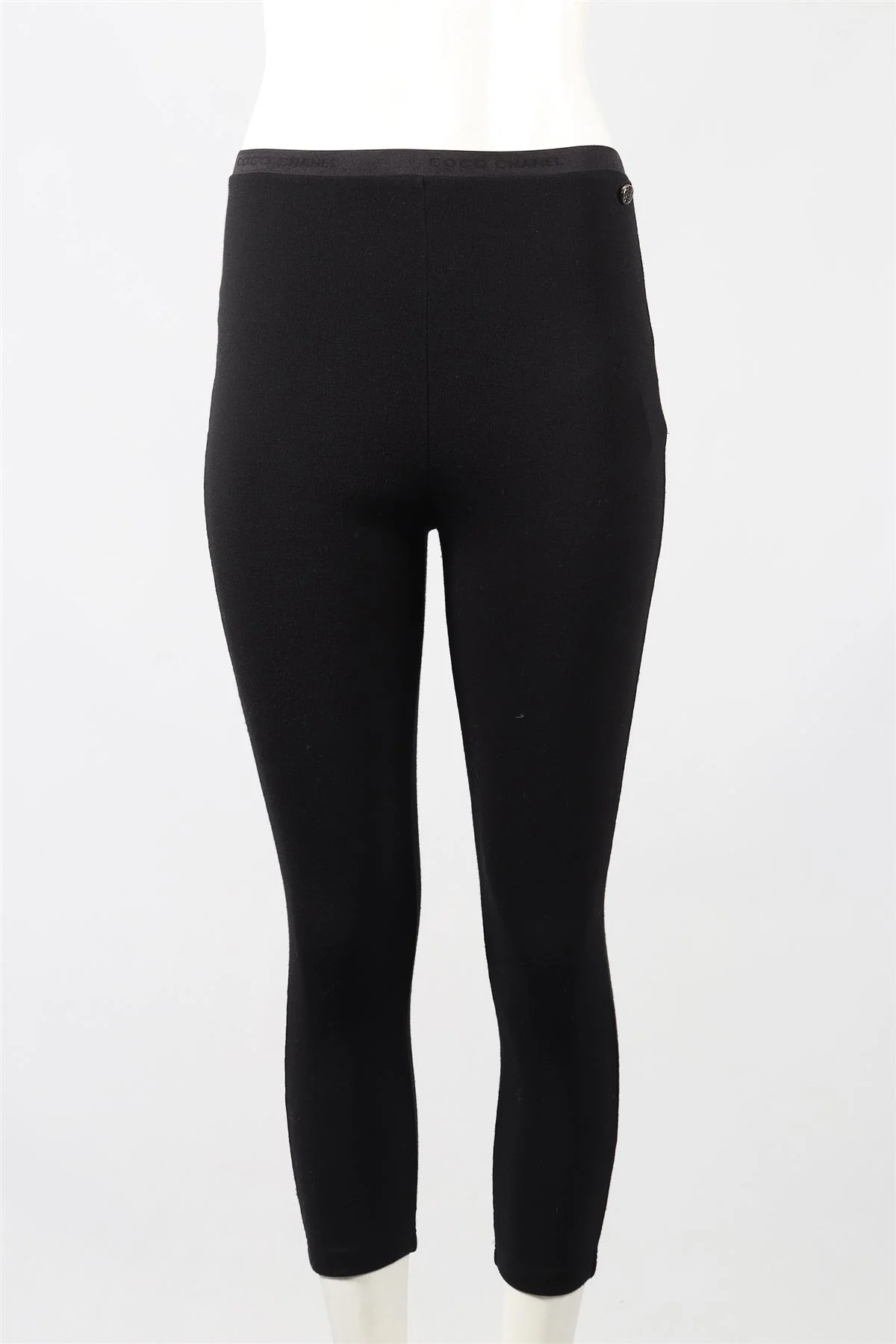 CHANEL 2022 WOOL LEGGINGS FR 38 UK 10 - Image 2