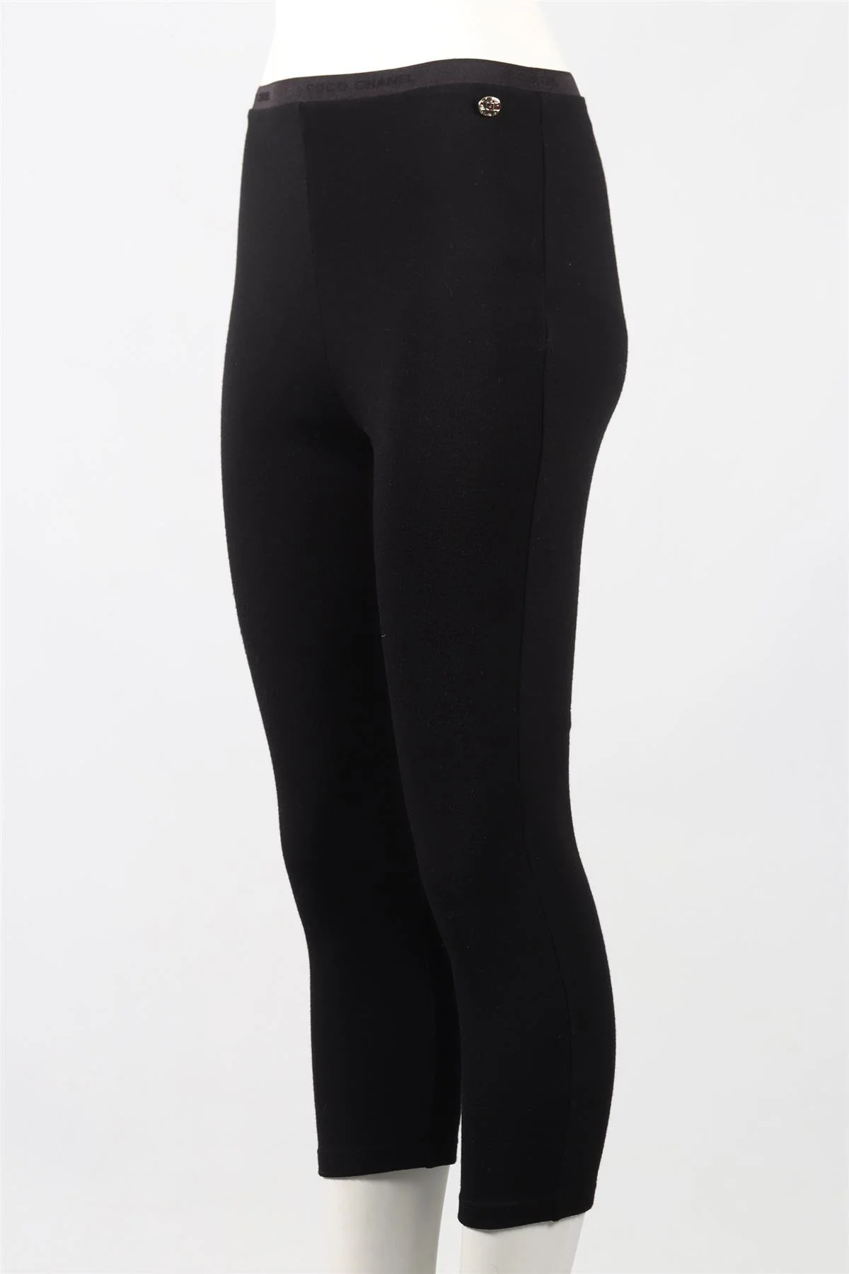CHANEL 2022 WOOL LEGGINGS FR 38 UK 10 - Image 3