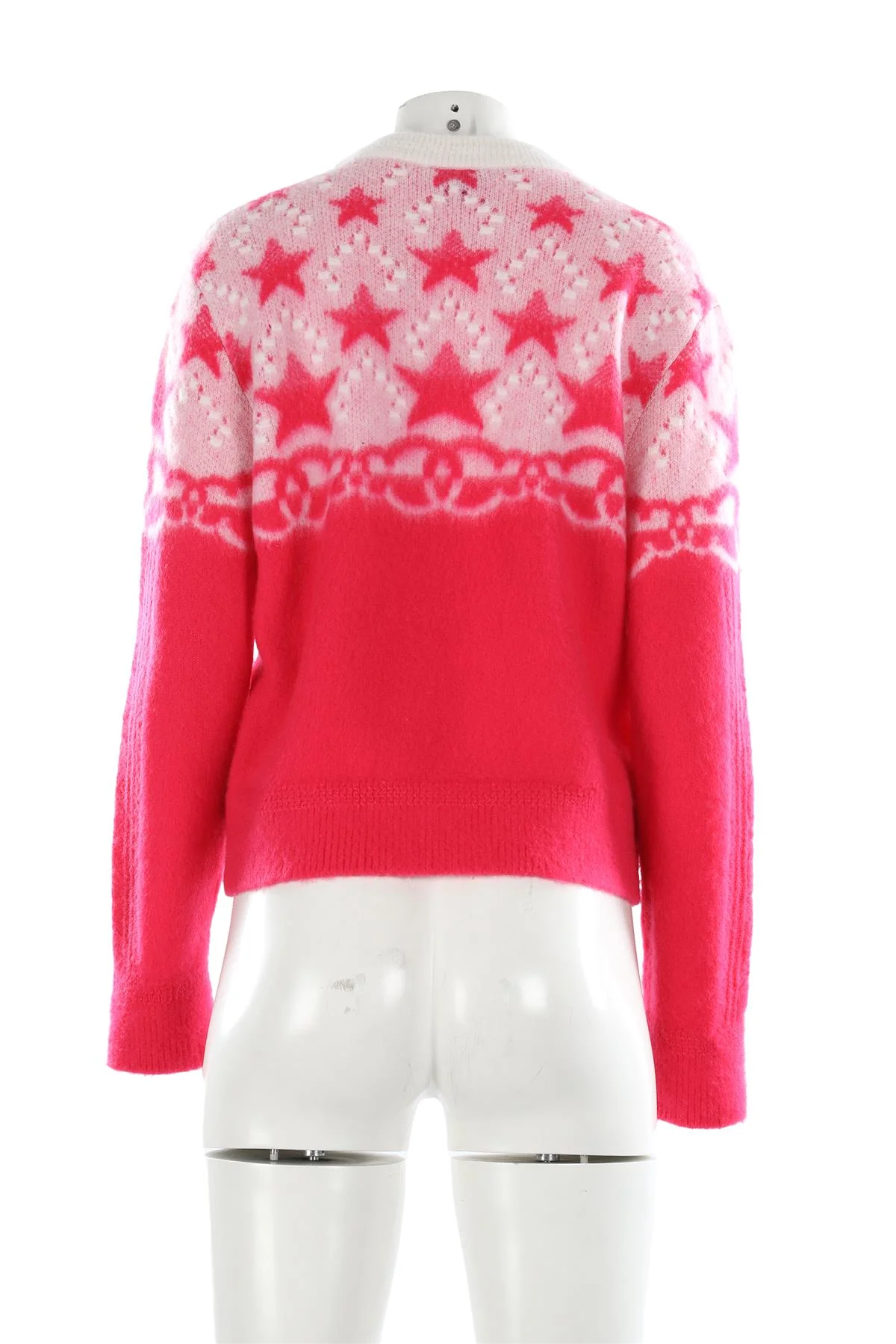 CHANEL 2023 PINK CASHMERE JUMPER FR 44 UK 16 - Image 4