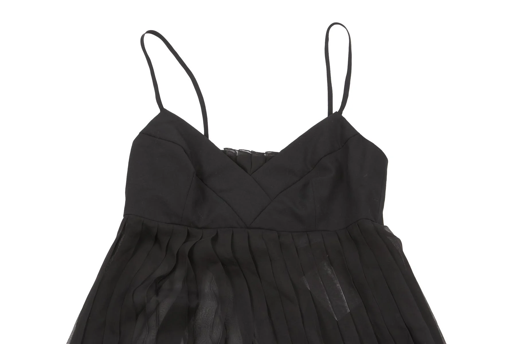 CHANEL BLACK 2001 WOOL TOP FR 34 UK 6 - Image 3