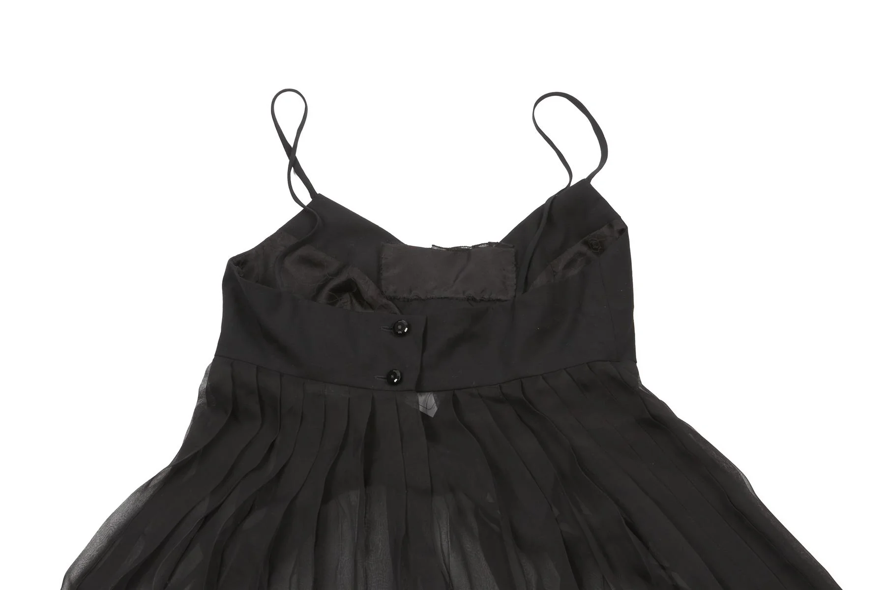 CHANEL BLACK 2001 WOOL TOP FR 34 UK 6 - Image 5