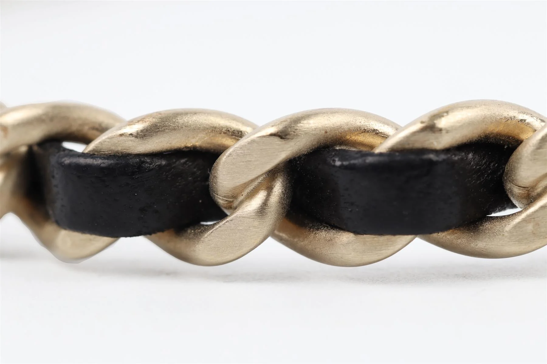 CHANEL BLACK 2012 CC CHAIN BRACELET - Image 7