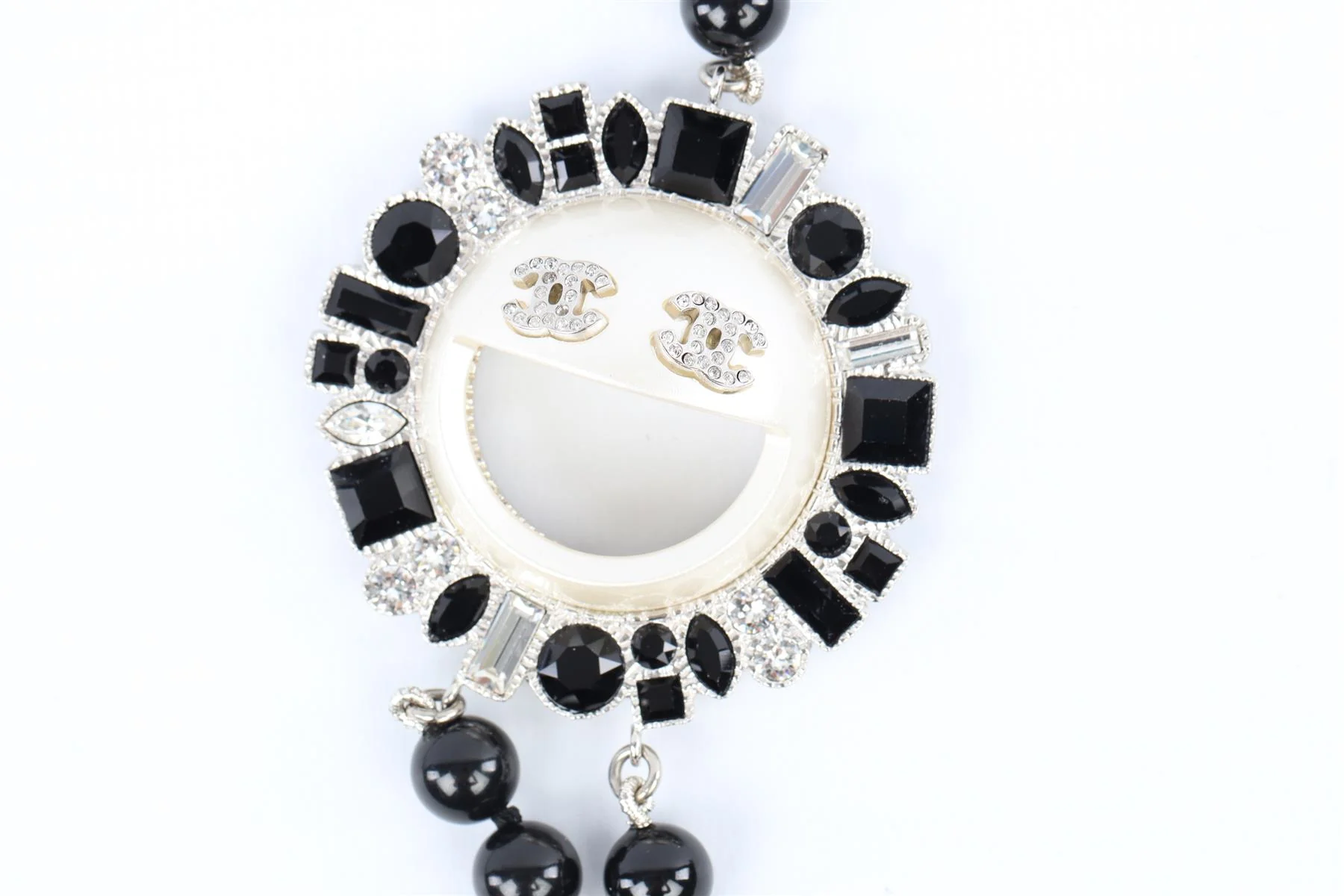 CHANEL BLACK 2016 CC PEARL NECKLACE - Image 3