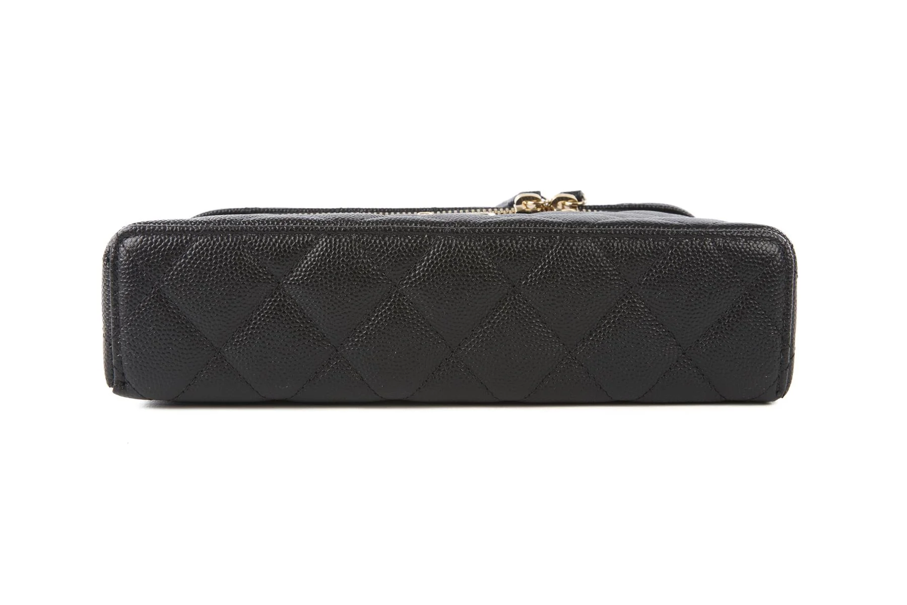 CHANEL BLACK 2025 VANITY CASE WITH CHAIN QUILTED CAVIAR LEATHER SHOULDER BAG - Image 7