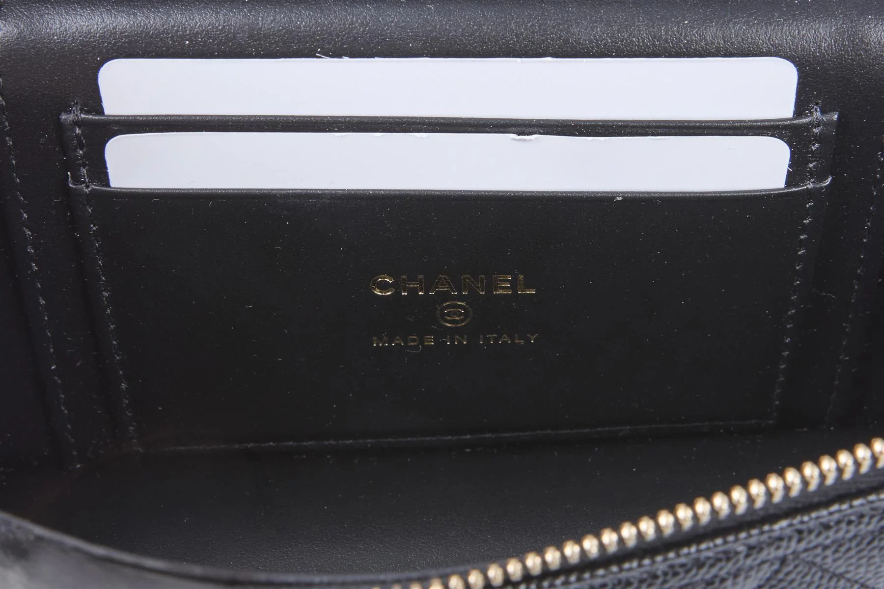 CHANEL BLACK 2025 VANITY CASE WITH CHAIN QUILTED CAVIAR LEATHER SHOULDER BAG - Image 9