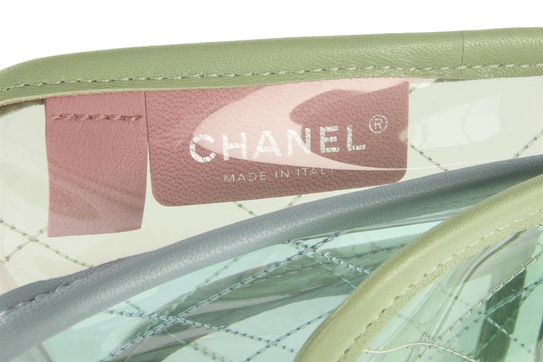 CHANEL GREEN 2018 COCO SPLASH FLAP PVC SHOULDER BAG - Image 9