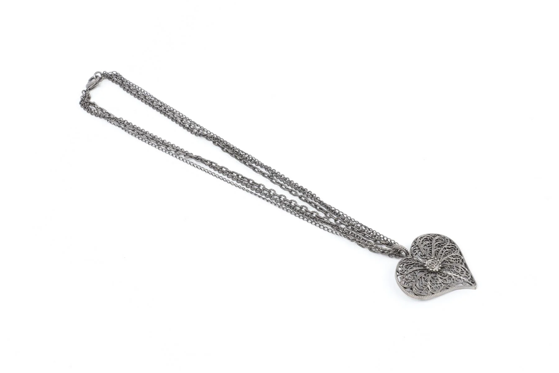 CHANEL GREY 2015 CC CHAIN NECKLACE - Image 6