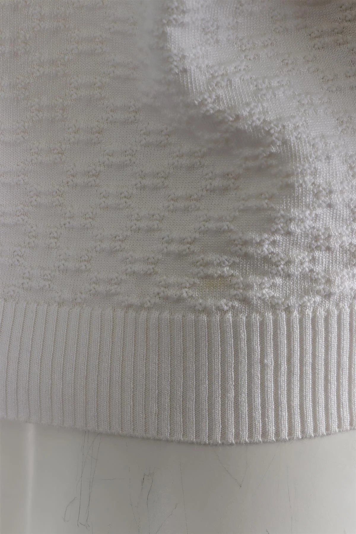 CHANEL IVORY 2014 COTTON TOP FR 34 UK 6 - Image 5