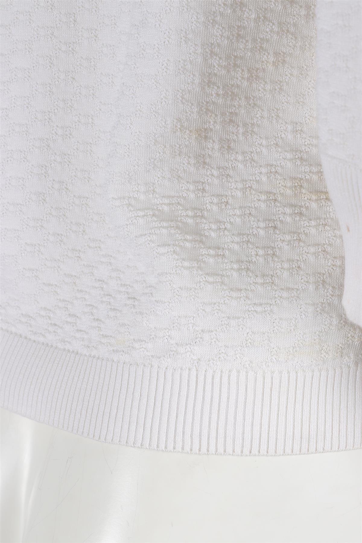CHANEL IVORY 2014 COTTON TOP FR 34 UK 6 - Image 6