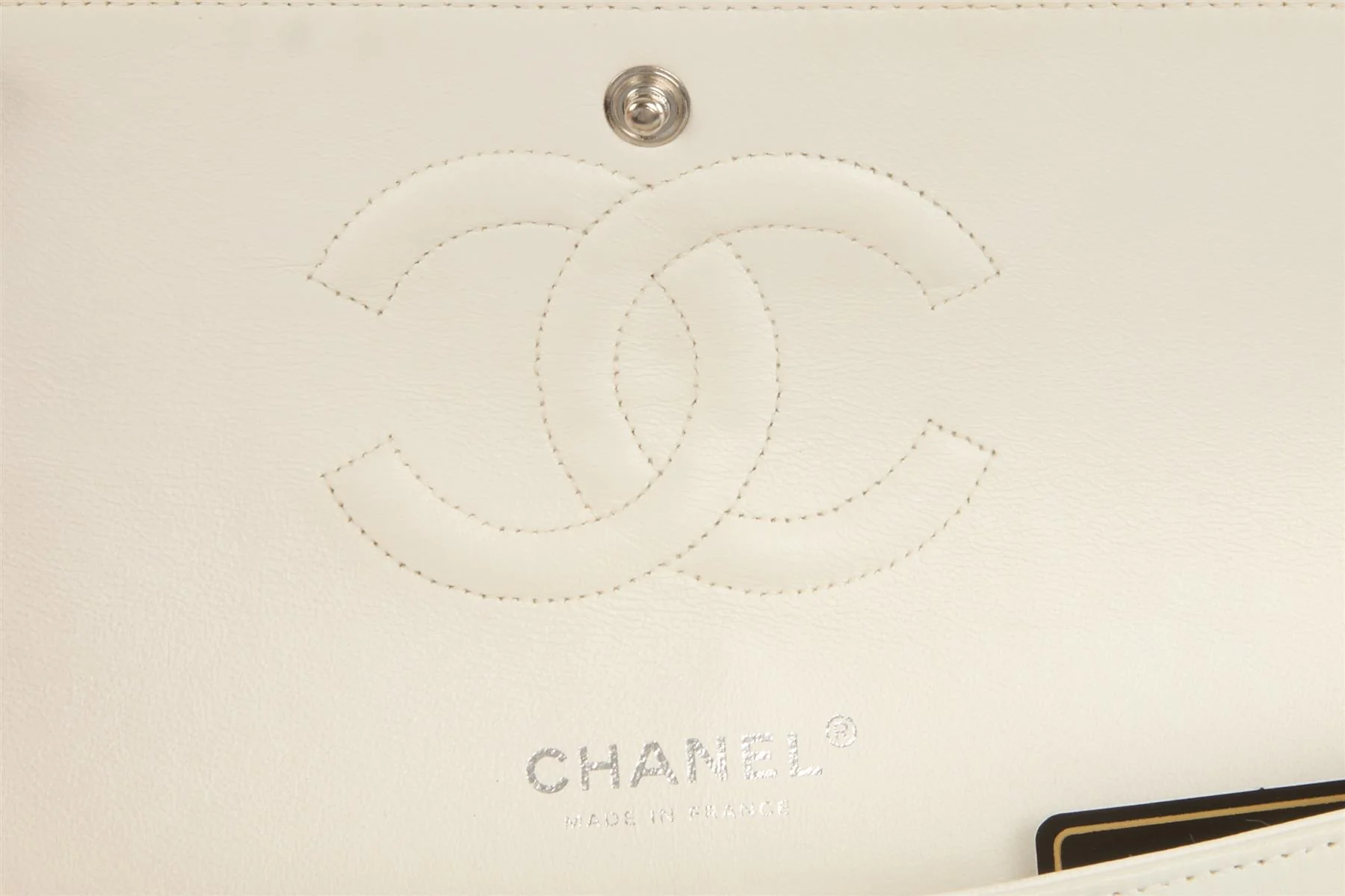 CHANEL MULTI 2004-2005 CLASSIC DOUBLE FLAP MEDIUM TWEED SHOULDER BAG - Image 9