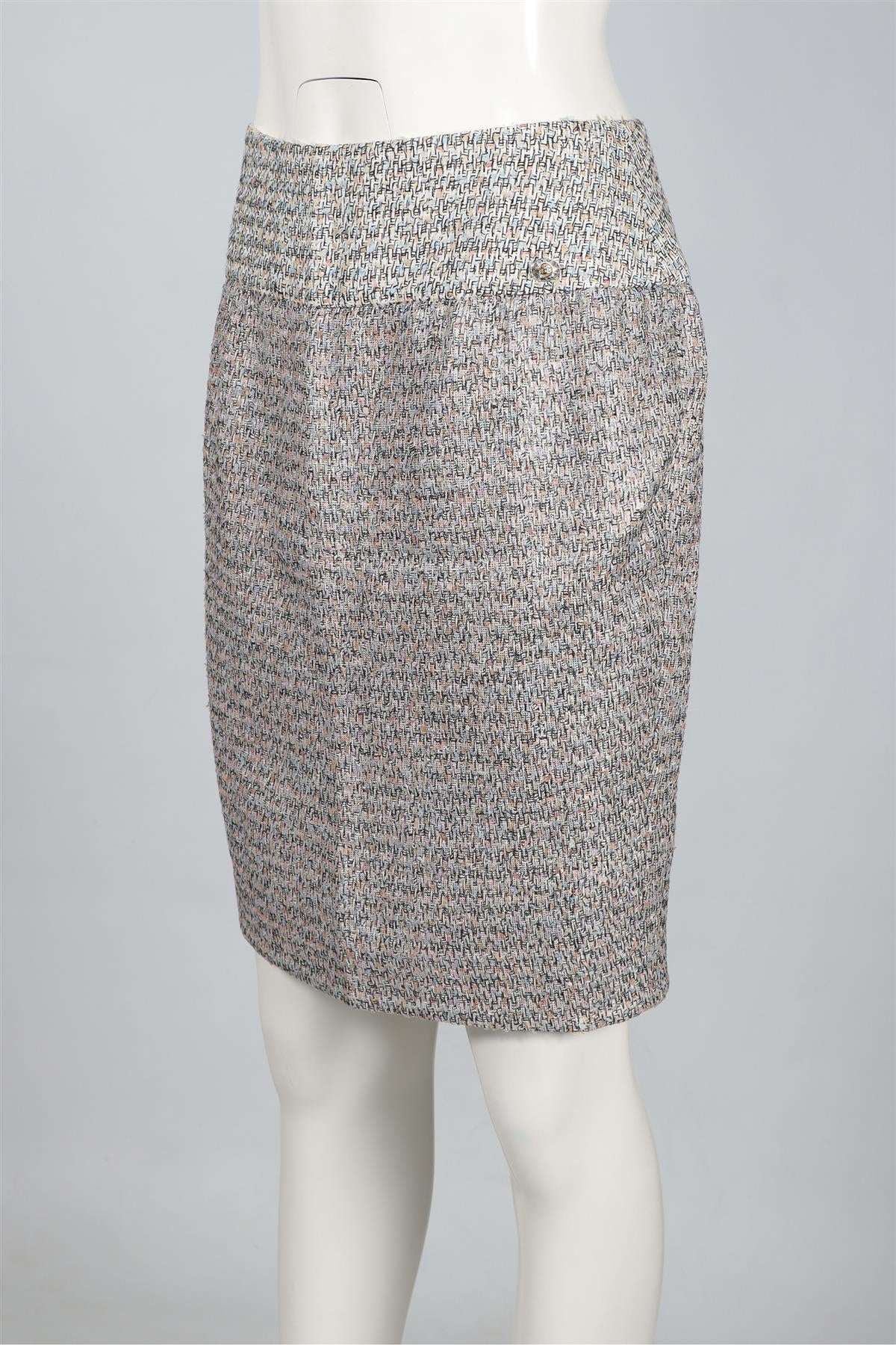 CHANEL MULTI 2009 COTTON SKIRT FR 42 UK 14 - Image 3